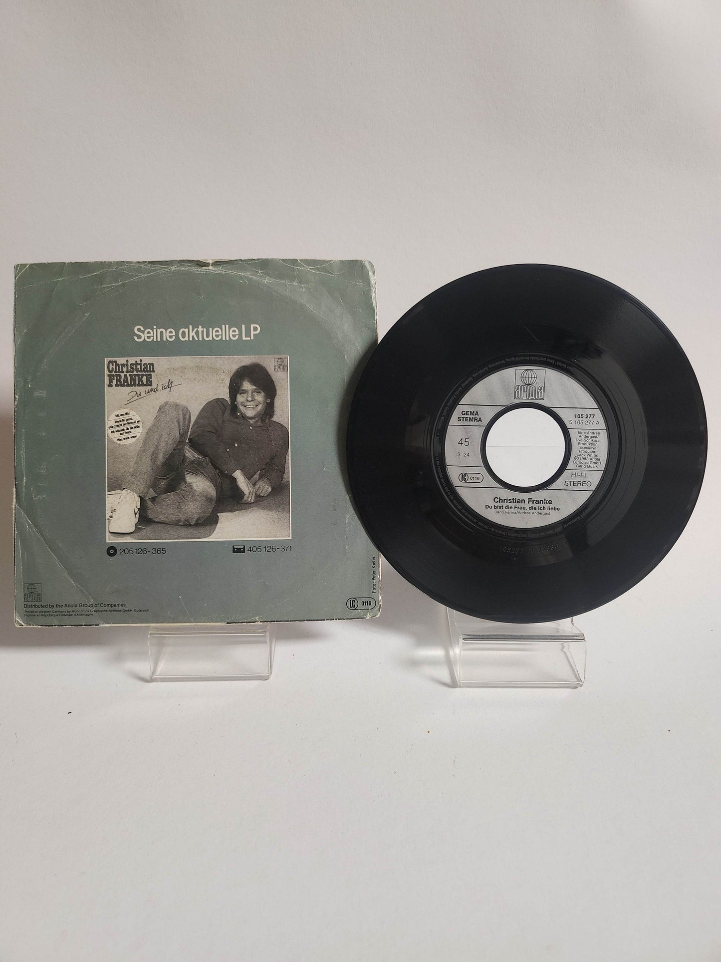 Christian Franke: Du und Ich Single Vinyl - Feniks Gameshop