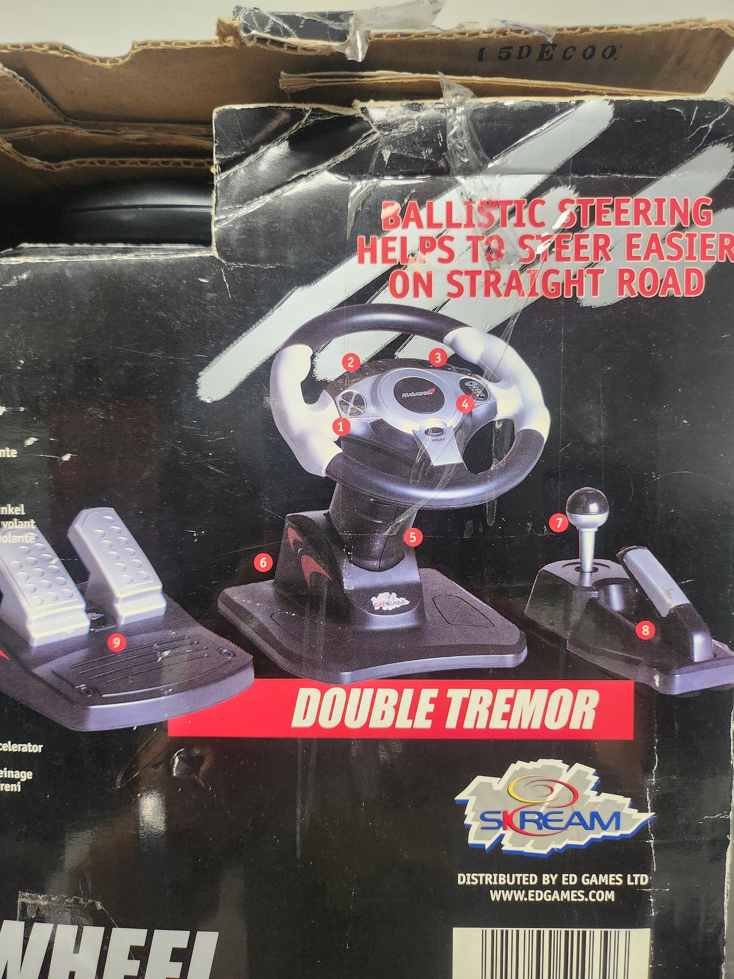 Mc Laren Steering Wheel Playstation 2 (ook Playstation 1 en Playstation 3)