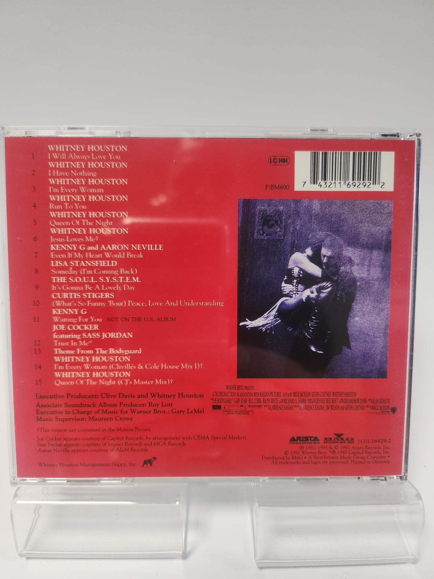 Whitney Houston & Kevin Costner: the Bodygaurd CD