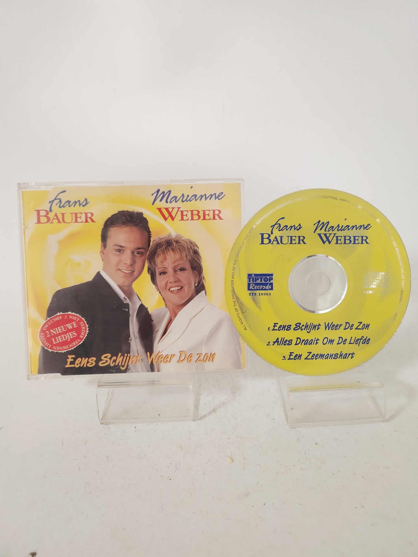 Frans Bauer & Marianne Weber: Eens Schijnt weer de Zon CD Single