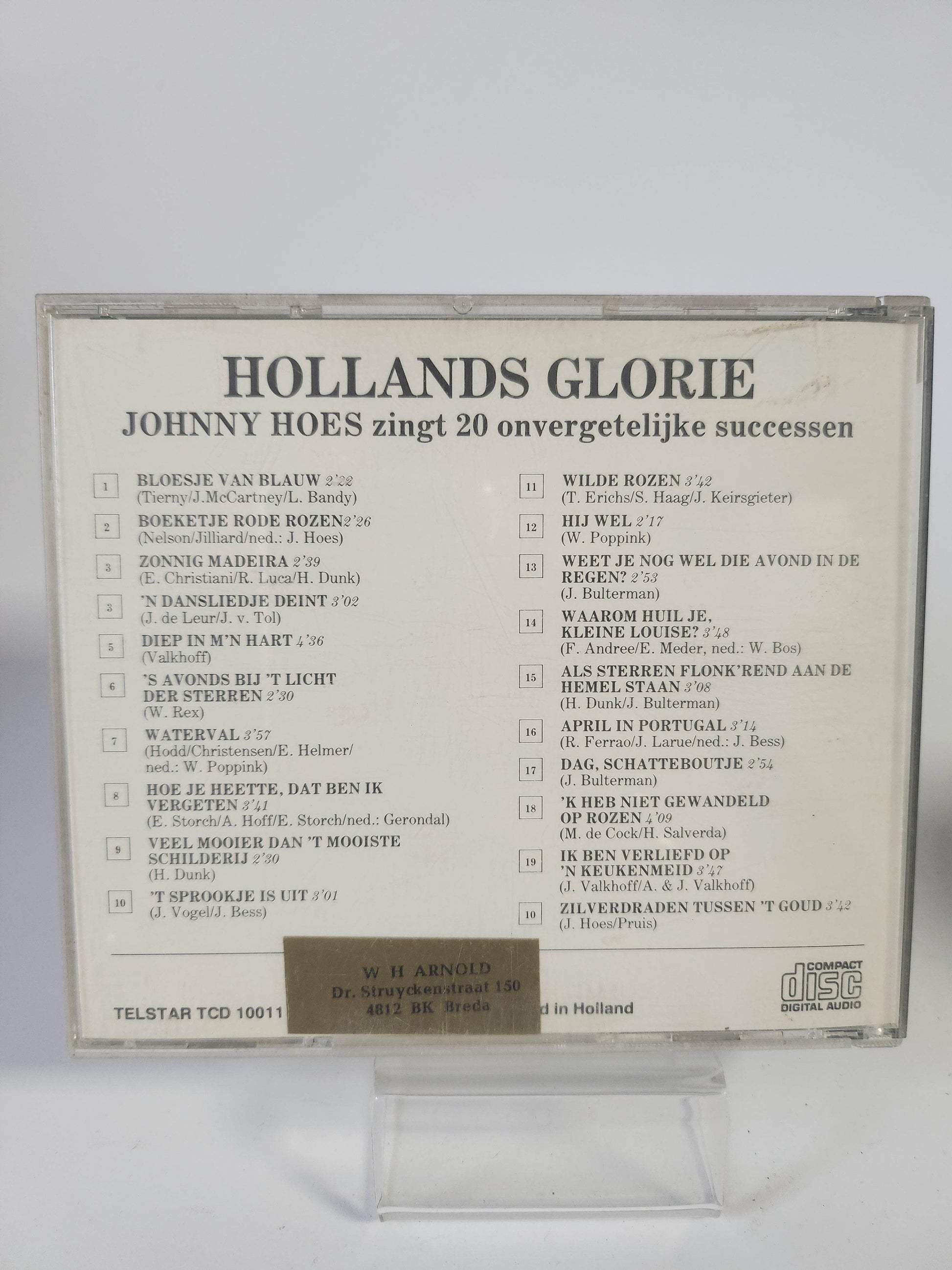 Johnny Hoes: Hollands Glorie CD - Feniks Gameshop