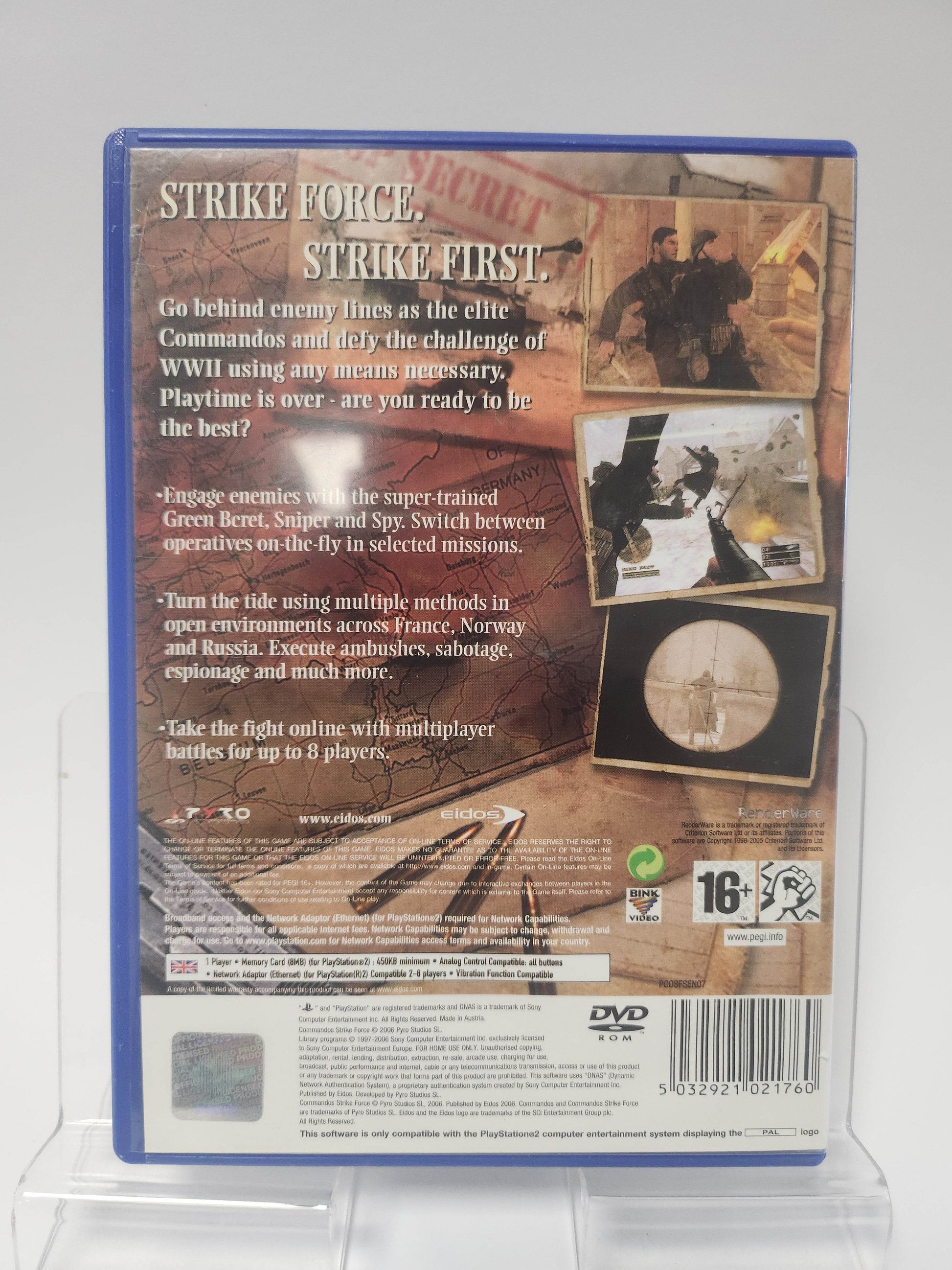 Commandos Strike Force Playstation 2 - Feniks Gameshop