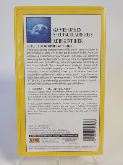National Geographic: de Jacht op de Grote Witte Haai VHS - Feniks Gameshop