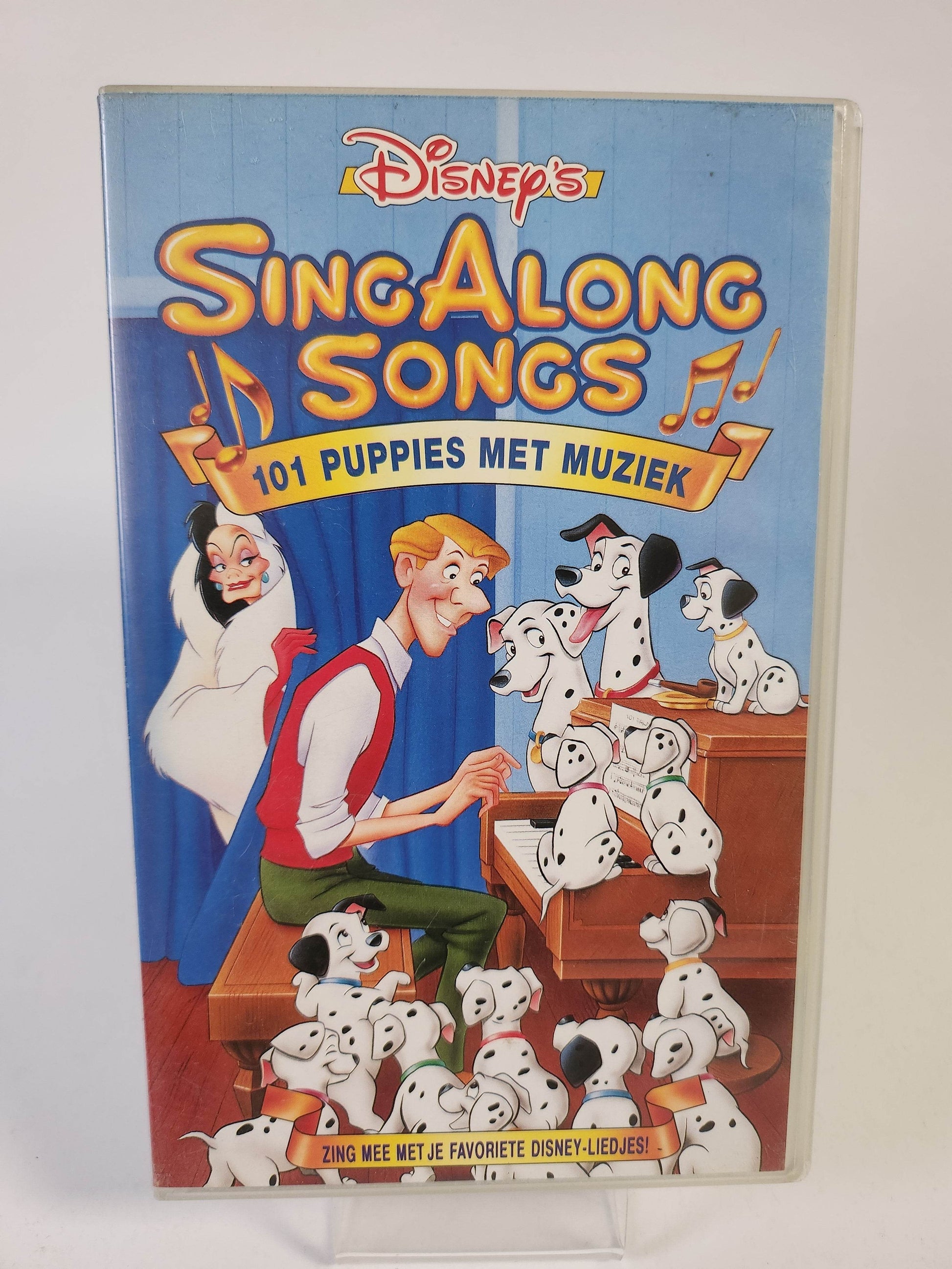 Disney's Sing Along Songs 101 Puppies met Muziek VHS Kids - Feniks Gameshop