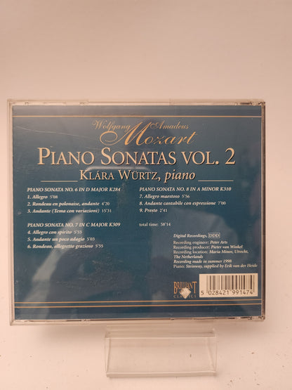 Mozart Piano Sonatas Volume 2 CD