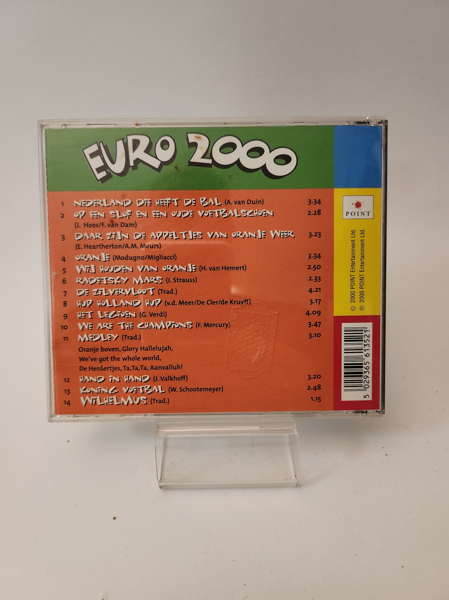 Euro 2000: Kinderen Zingen de Bekendste EK Liedjes CD