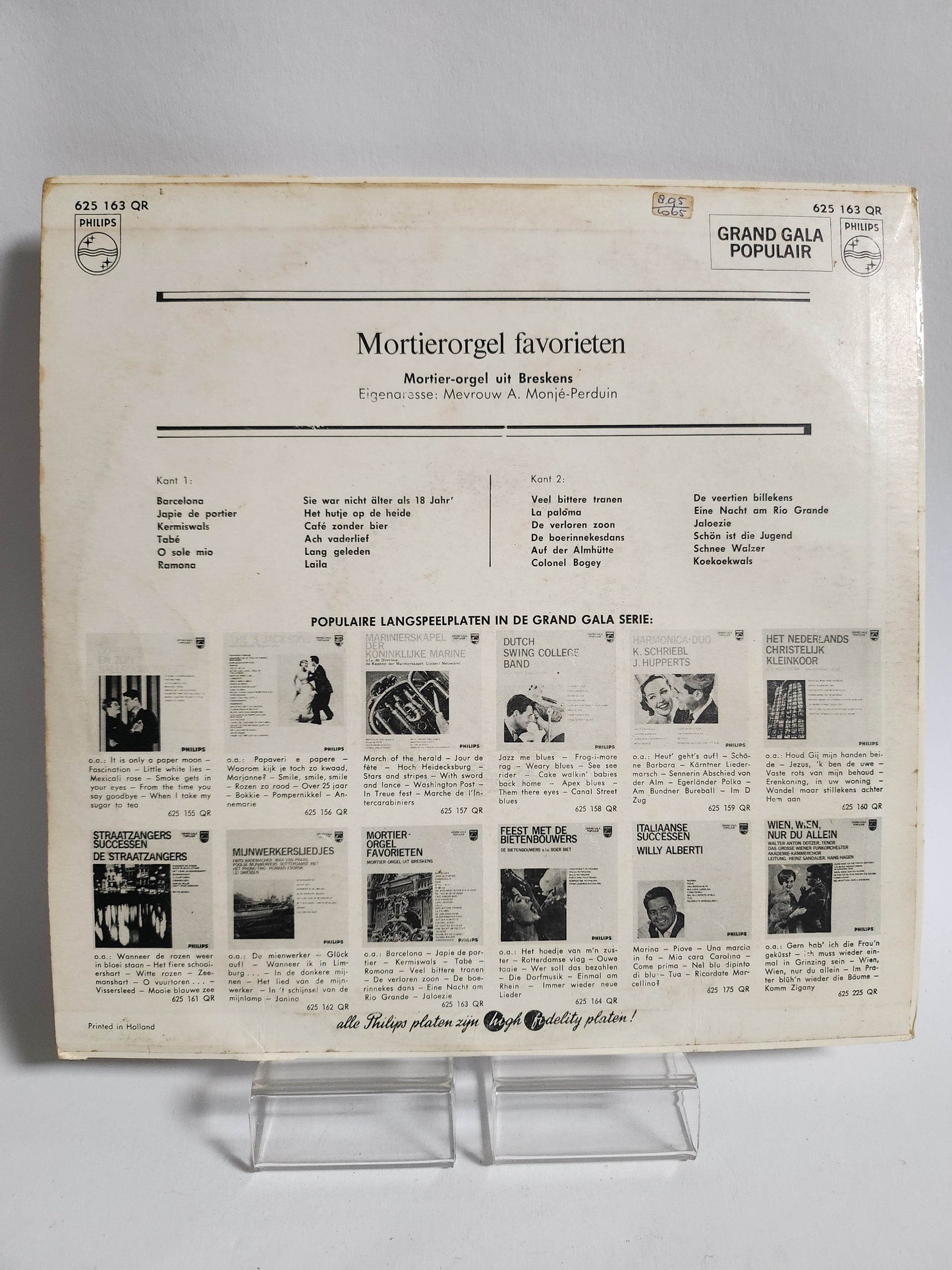 Mortier Orgel Favorieten LP Vinyl - Feniks Gameshop