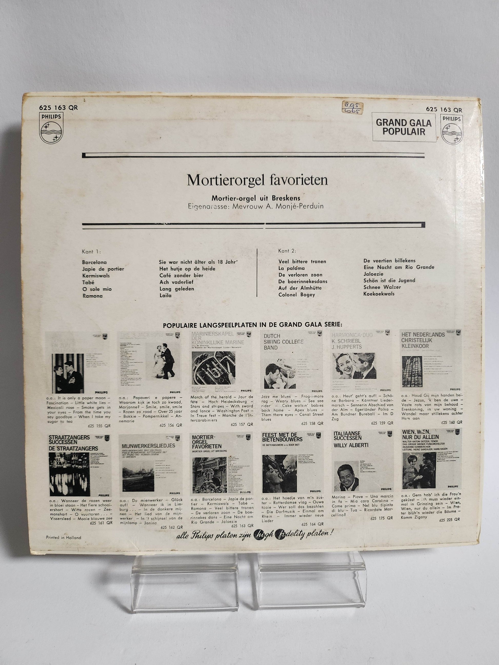Mortier Orgel Favorieten LP Vinyl - Feniks Gameshop