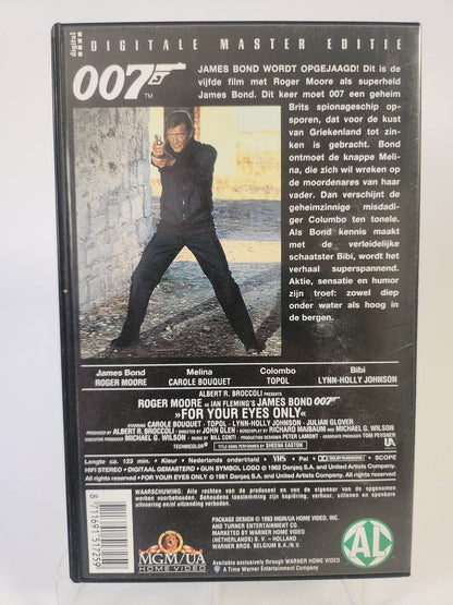 007 James Bond: For Your Eyes Only VHS - Feniks Gameshop