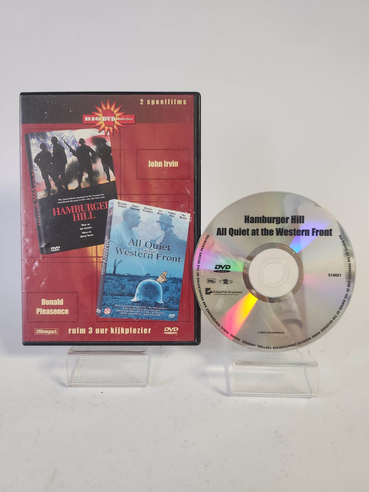 2 FilmBox: Hamburger Hill & All Quiet at the Western Front DVD - Feniks Gameshop