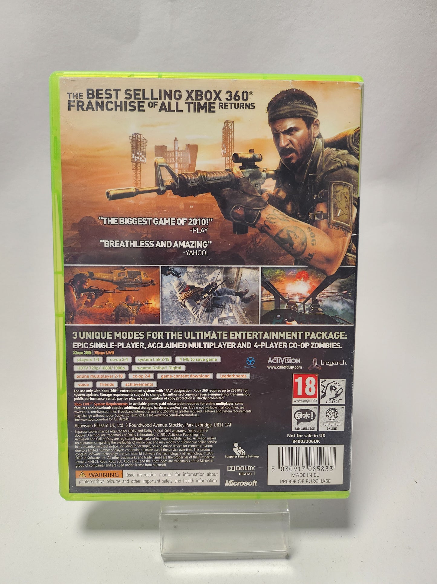 Call of Duty Black Ops (No Book) Xbox 360
