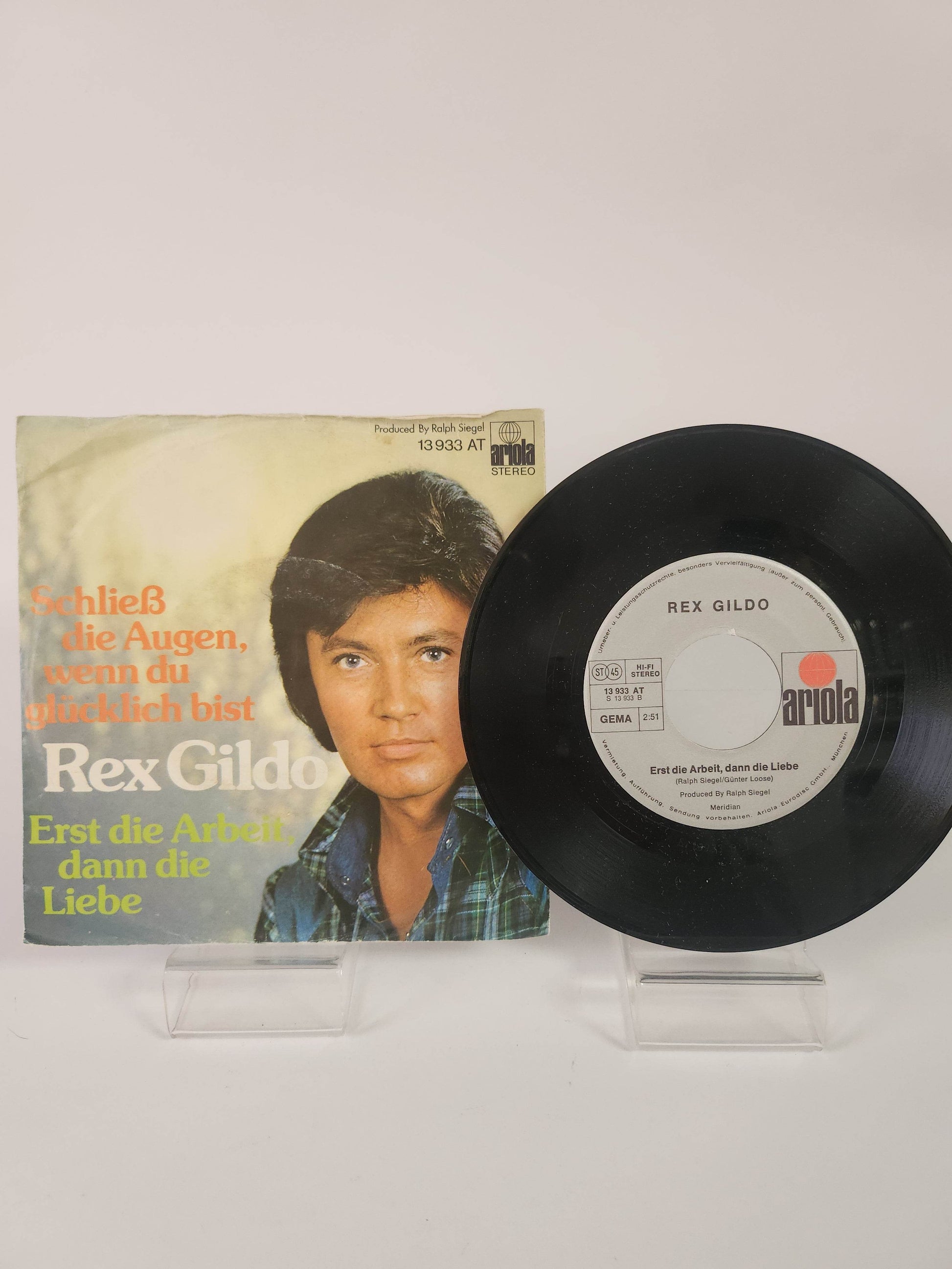 Rex Gildo: Schließ die Augen, wenn du Glucklich Bist Single Vinyl - Feniks Gameshop