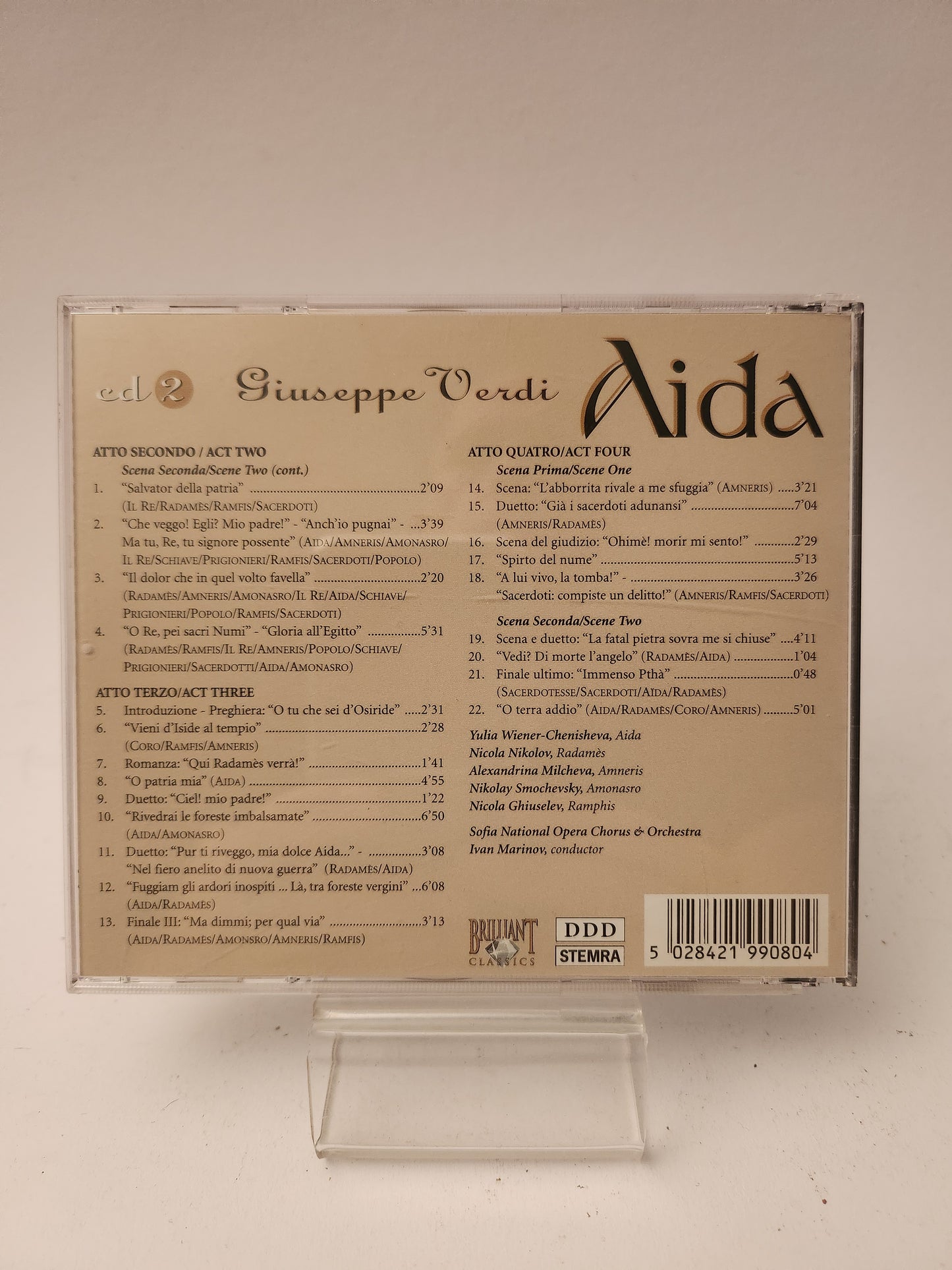 Giuseppe Verdi: Aida Volume 2 CD
