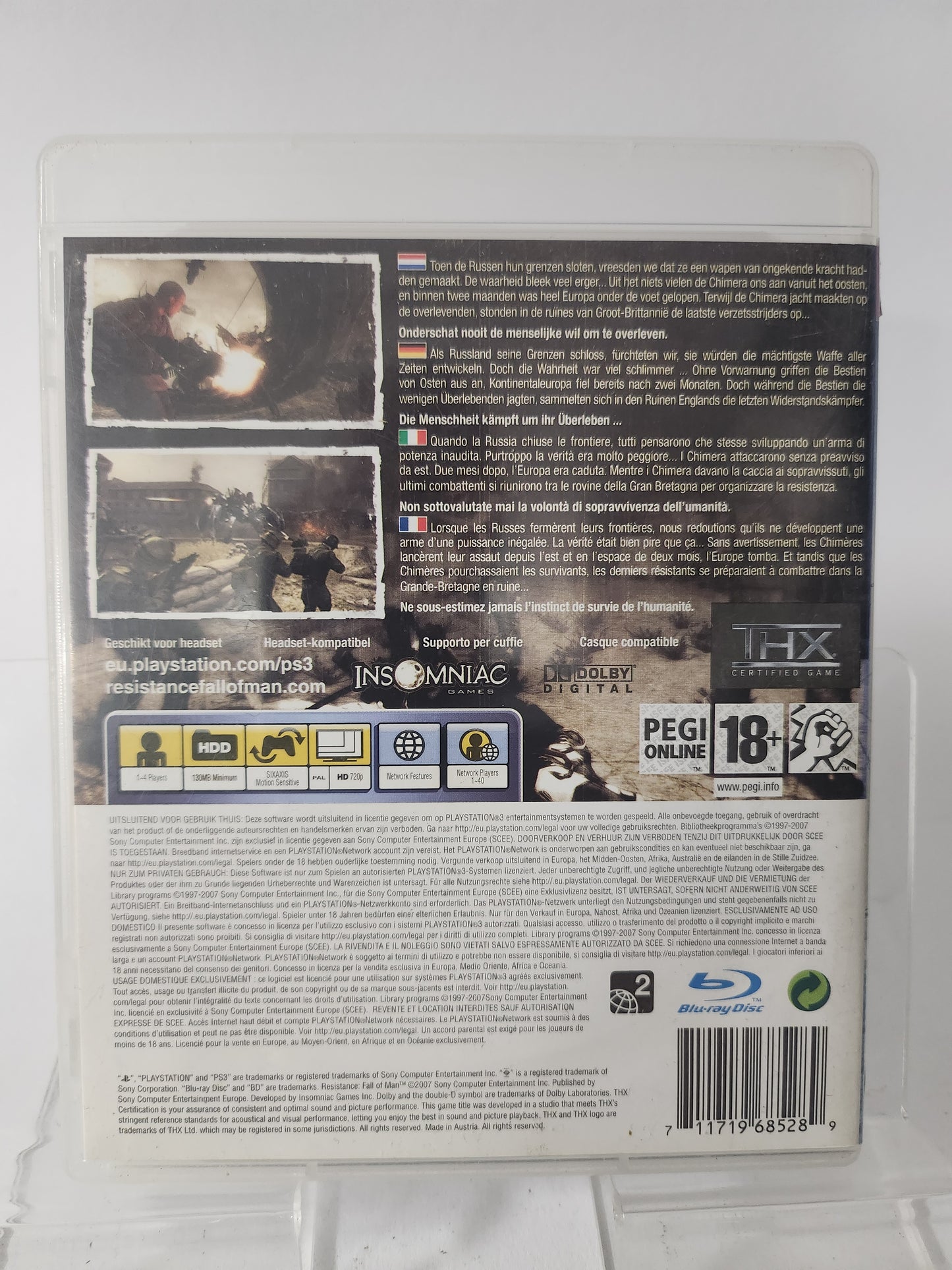 Resistance Fall of Man (No Book) PlayStation 3