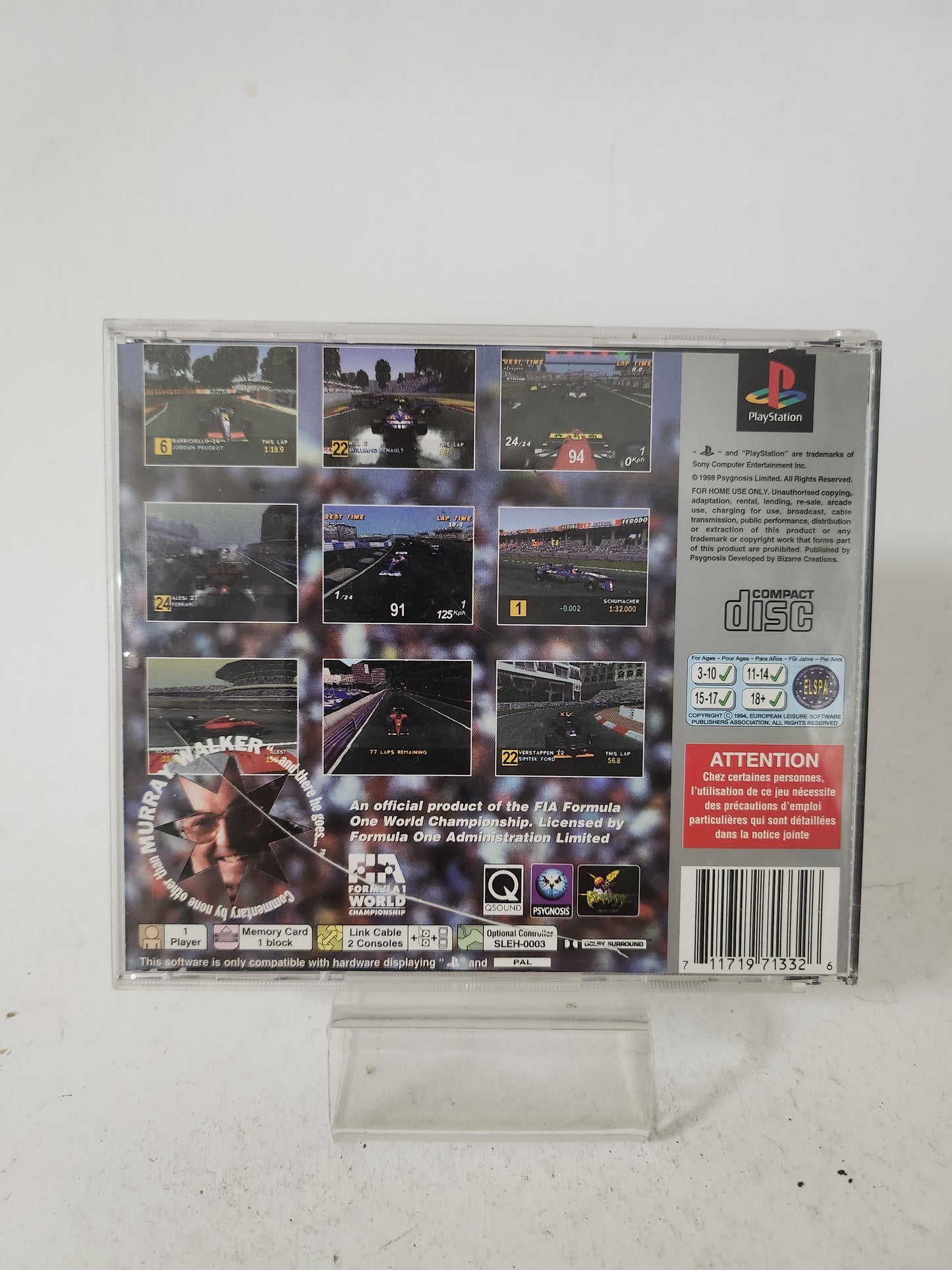 Formula 1 Platinum Playstation 1