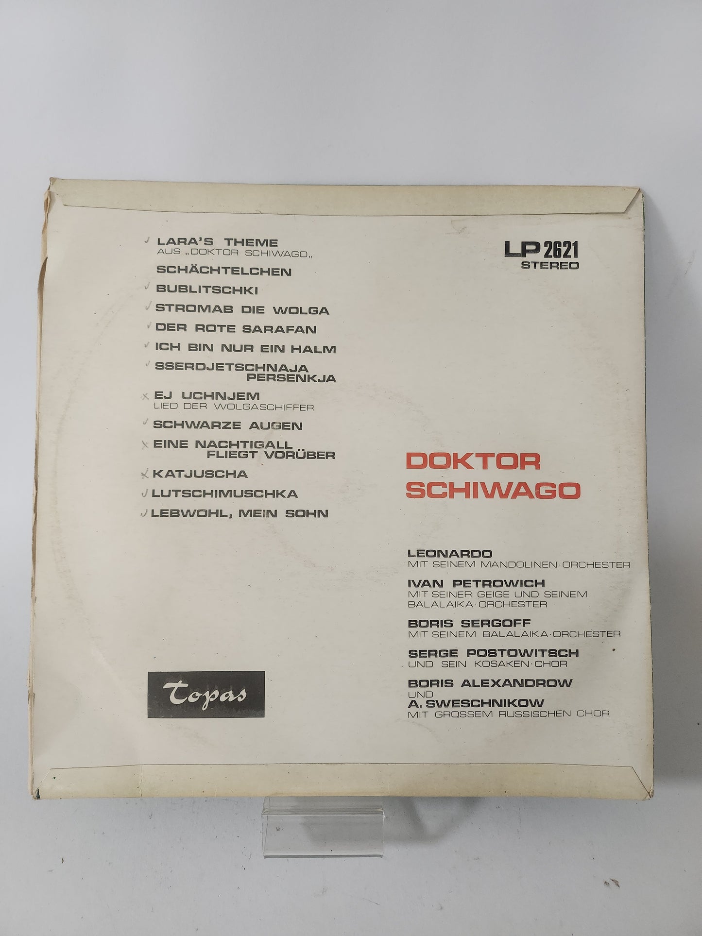 Doktor Schiwago LP Vinyl