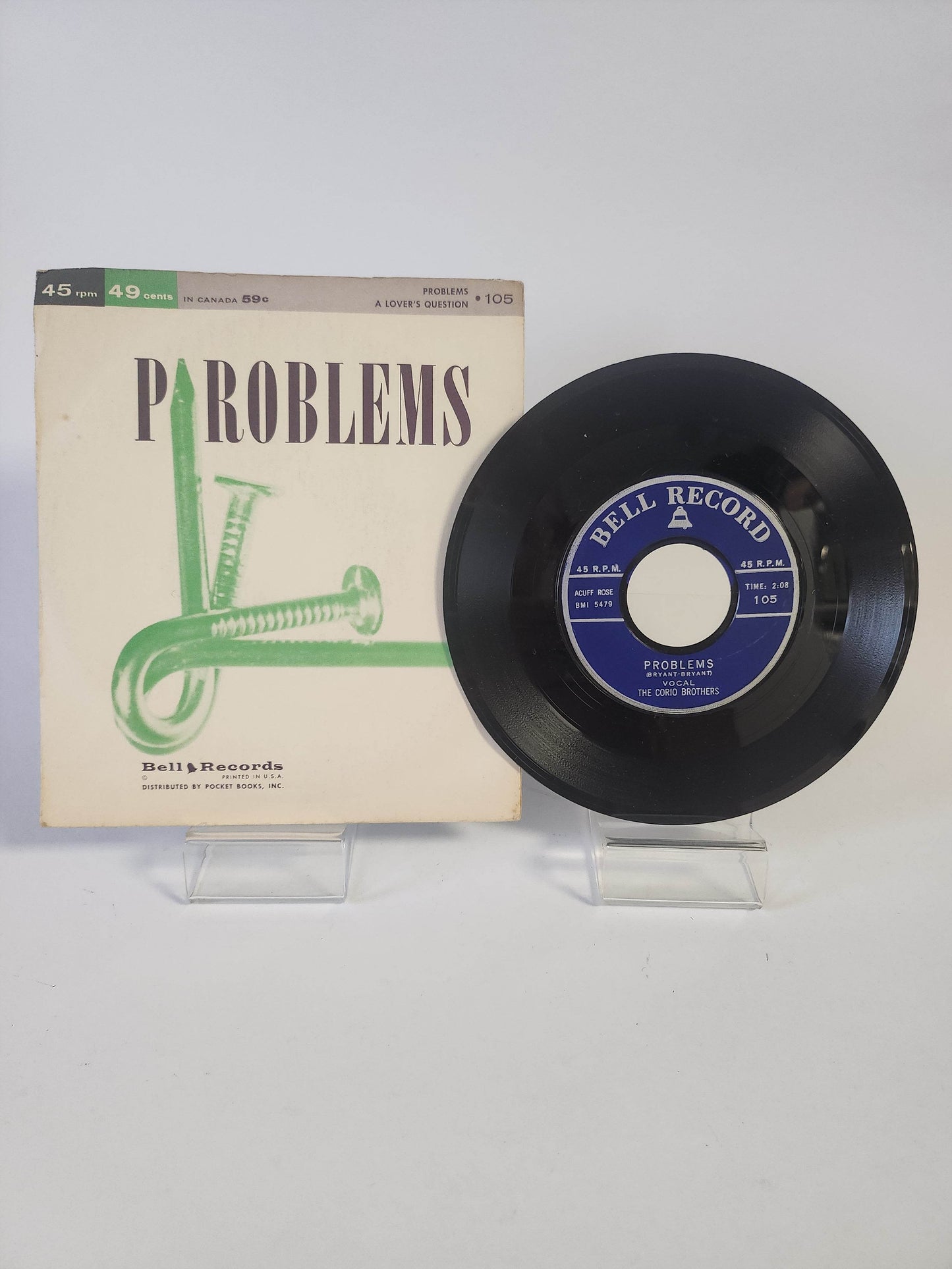 Bell Records No 105 Single Vinyl - Feniks Gameshop