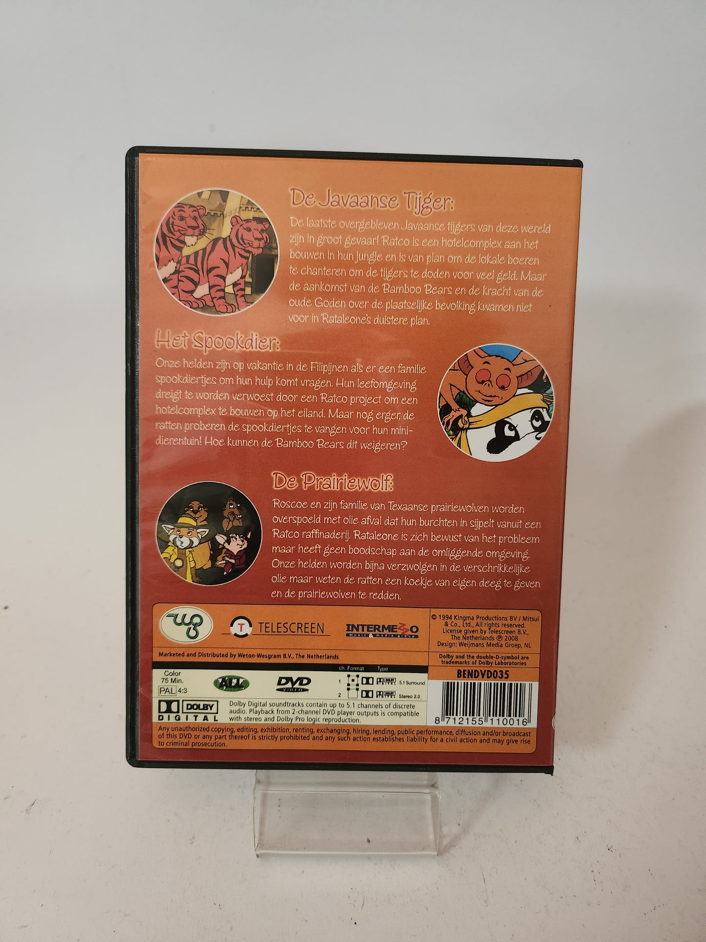 Bamboo Bears: de Javaanse Tijger Dvd Kids