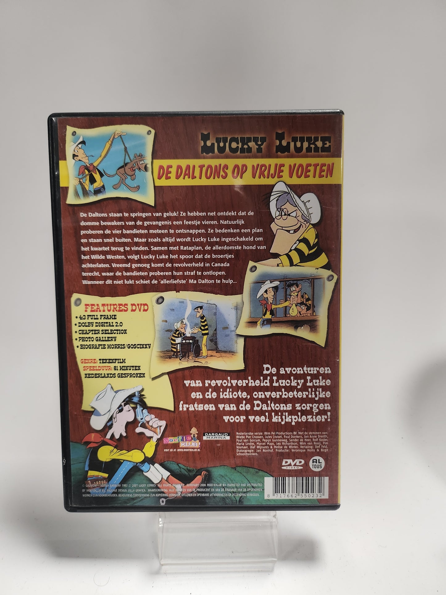 Lucky Luke: de Daltons op Vrije Voeten Dvd Kids