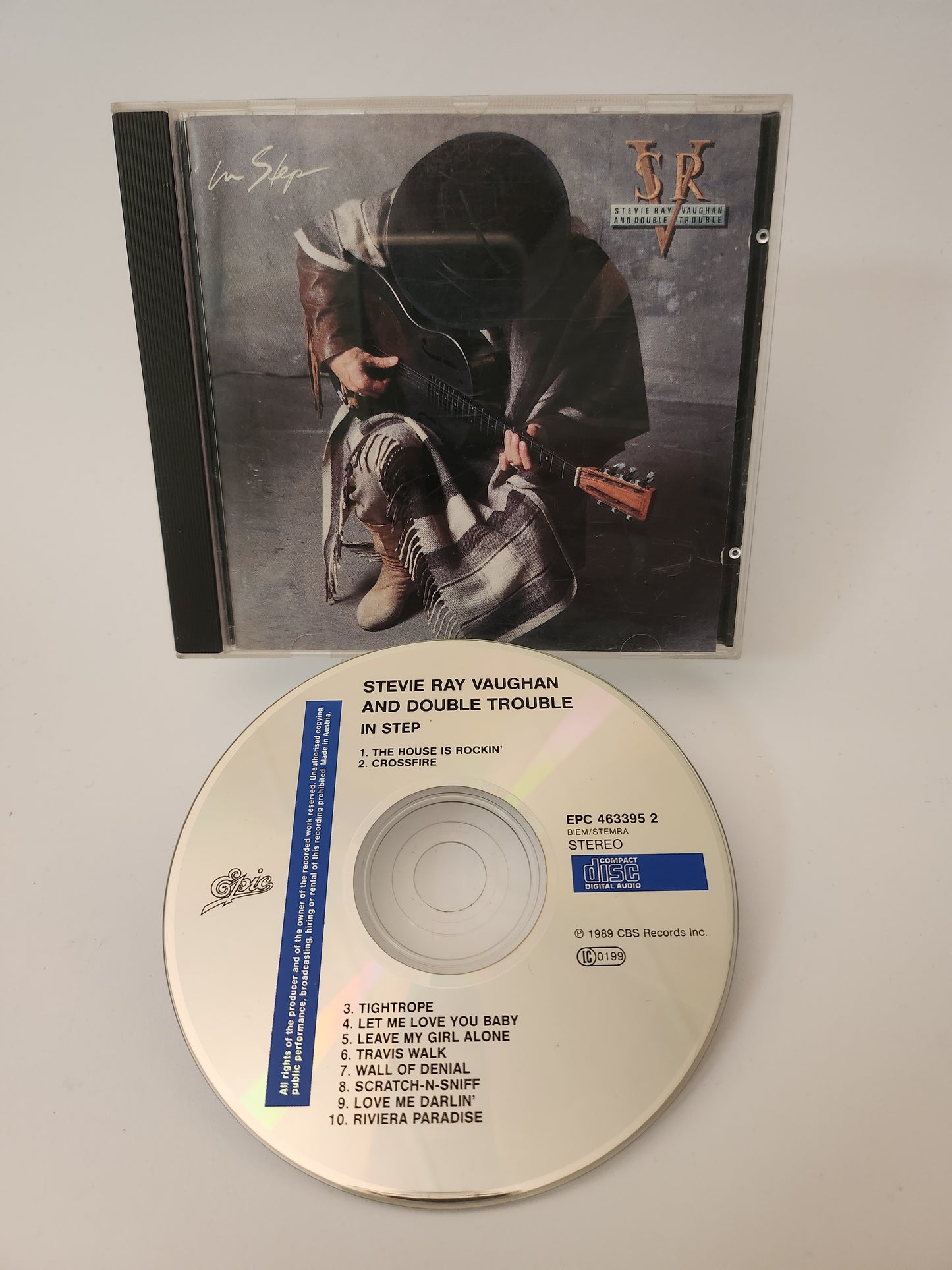Stevie Ray Vaughan and Double Trouble in Step CD