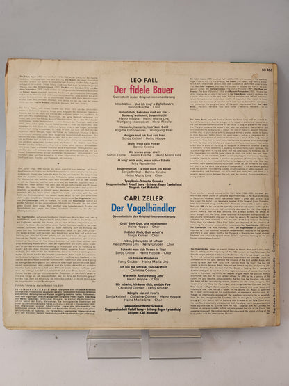 Der Fidele Bauer/ Der Vogelhändler: Leo Fall/ Carl Zeller LP Vinyl