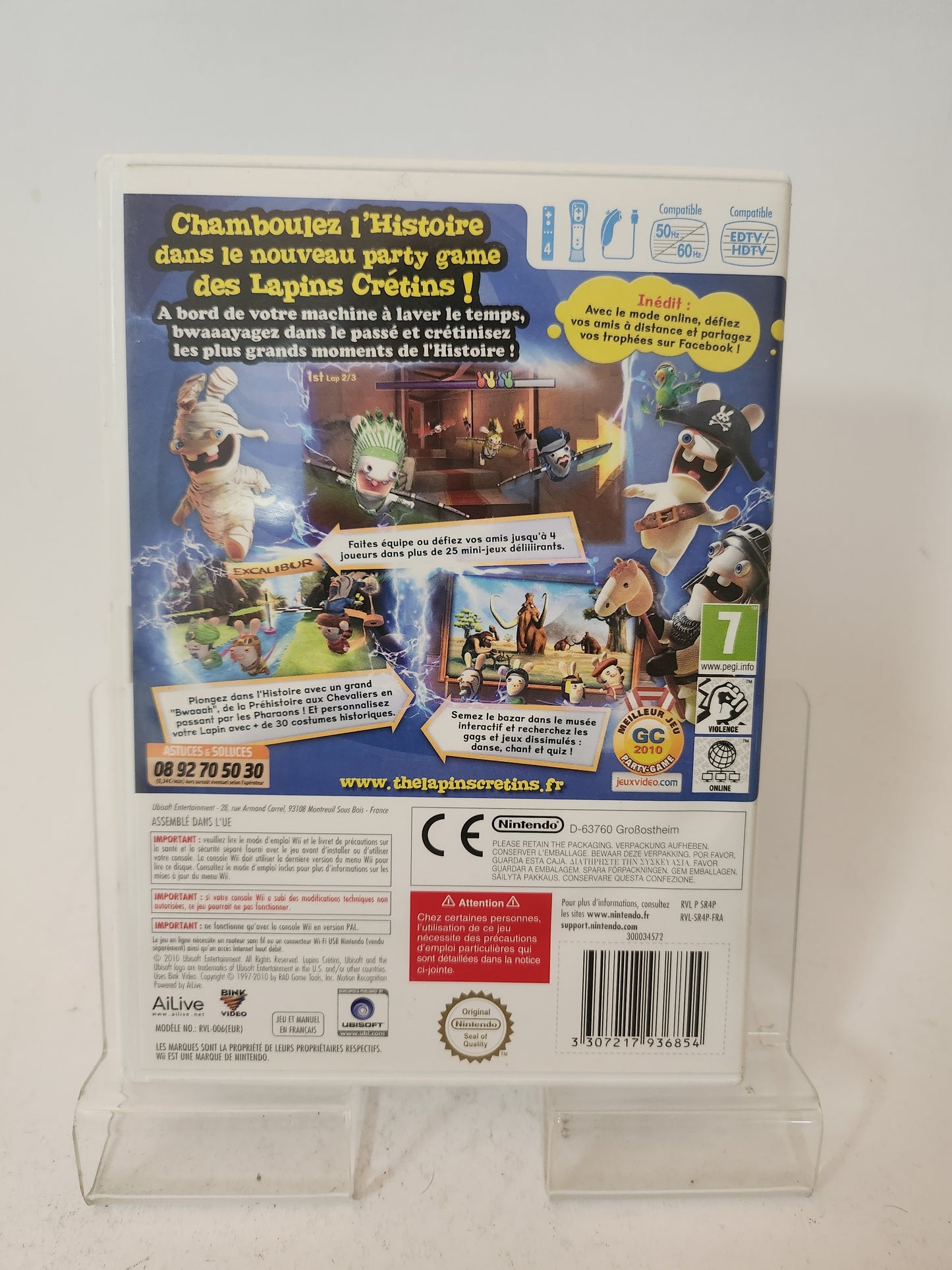 Lapins Cretins Retour vers le Passe Nintendo Wii