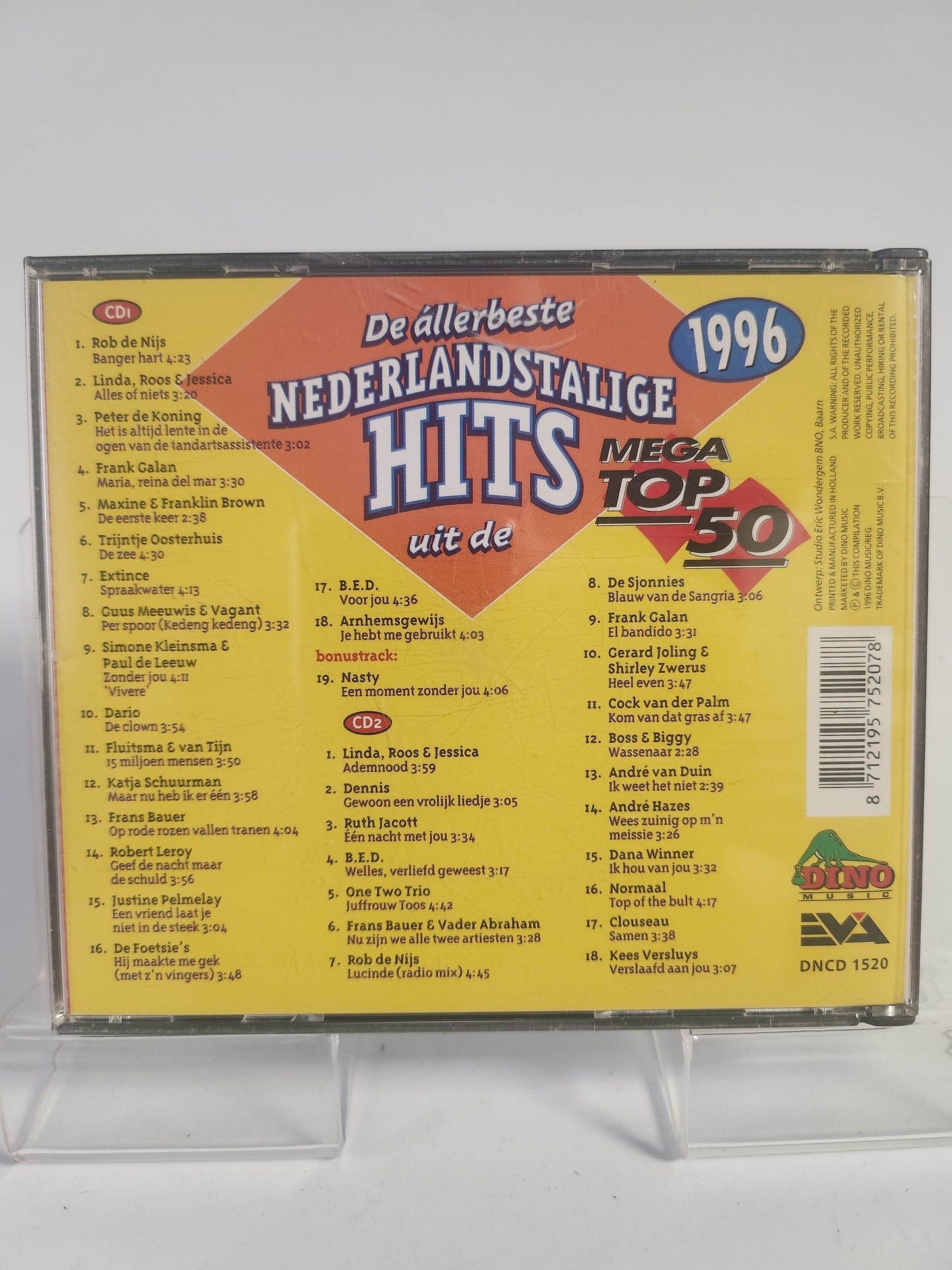 Allerbeste Nederlandstalige Hits uit de Mega Top 50 1996 CD - Feniks Gameshop