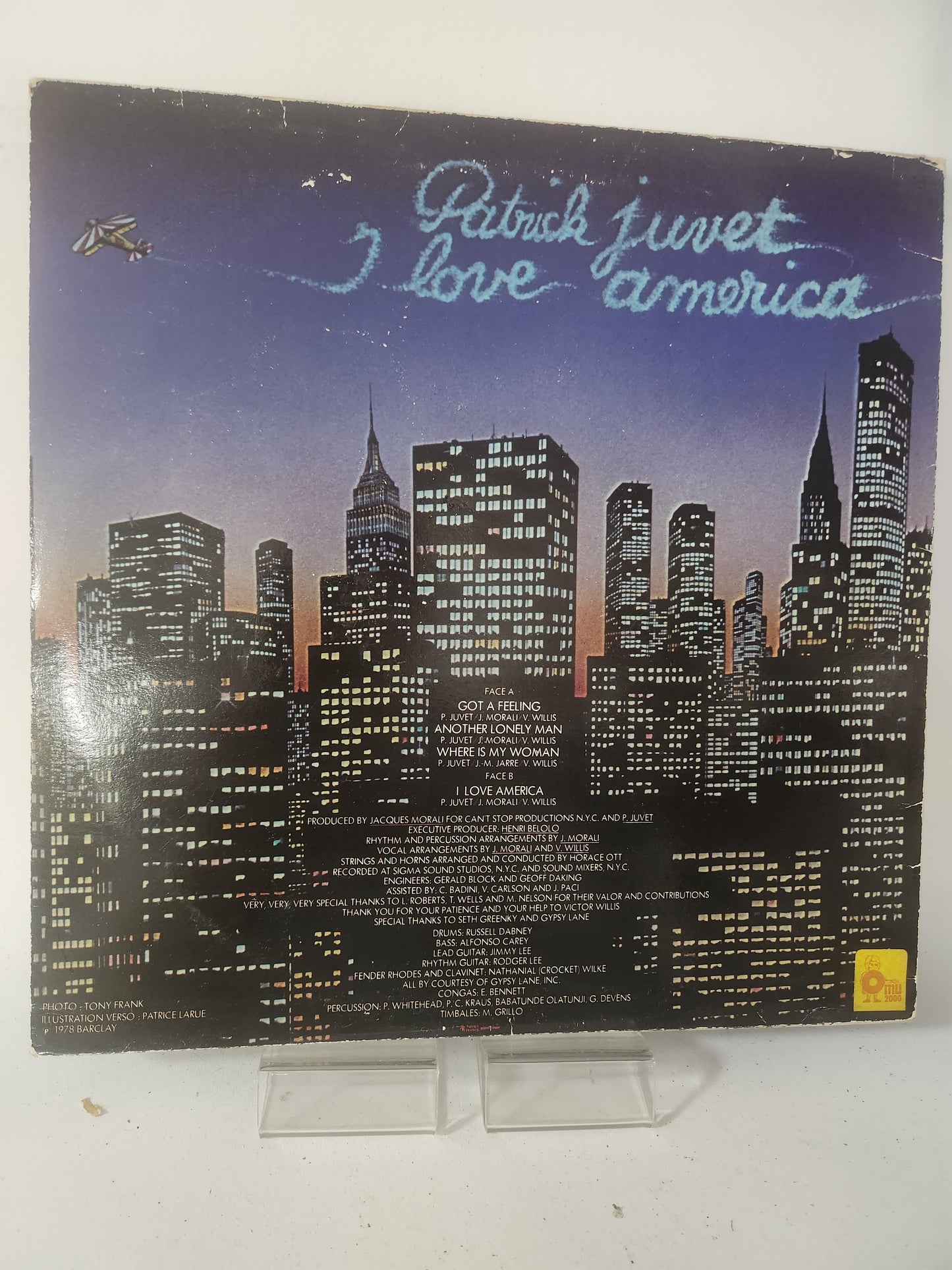 Got a Feeling - I Love America: Patrick Juvet LP Vinyl