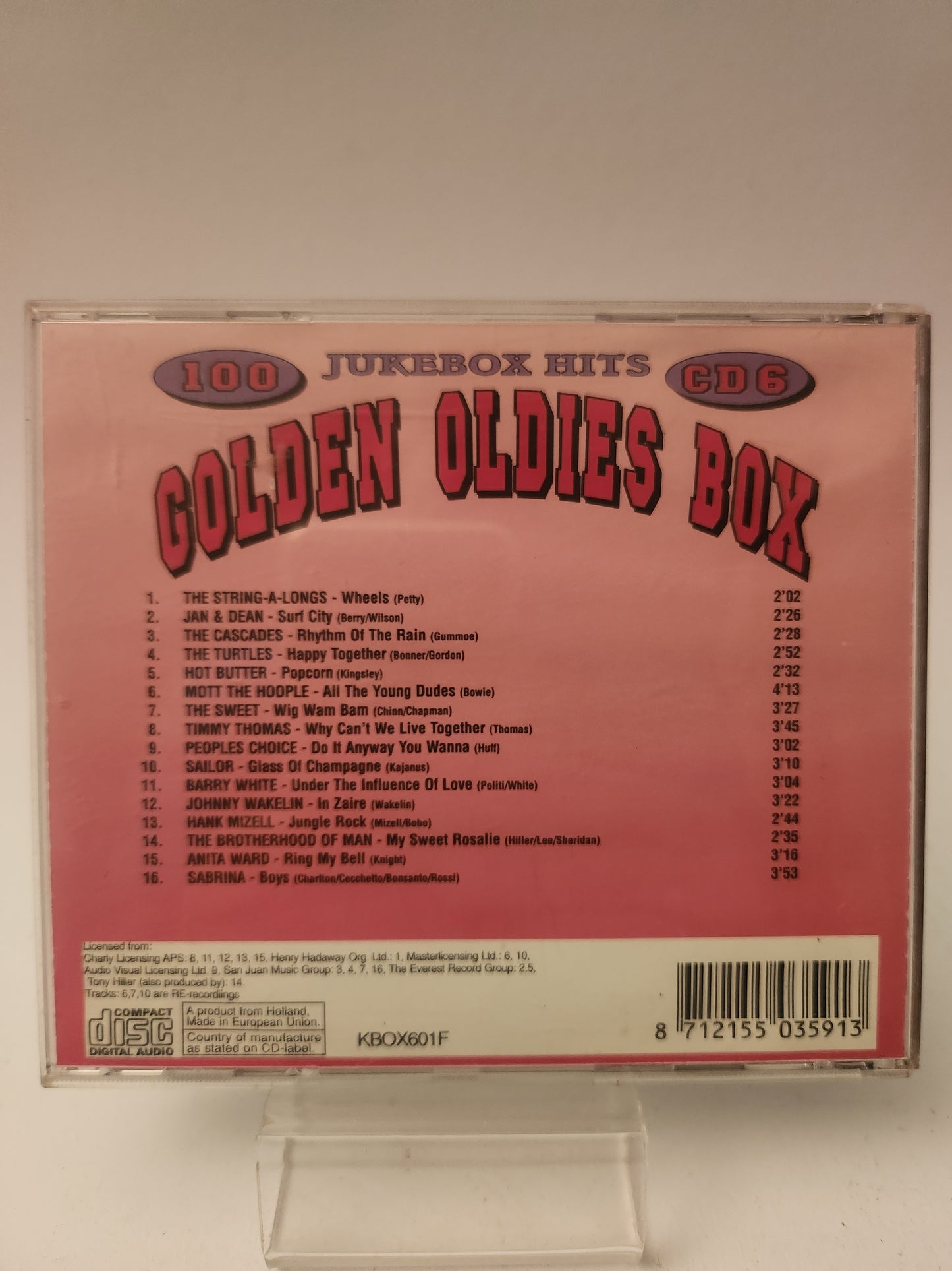 Golden Oldies Box: 100 Jukebox Hits CD 6