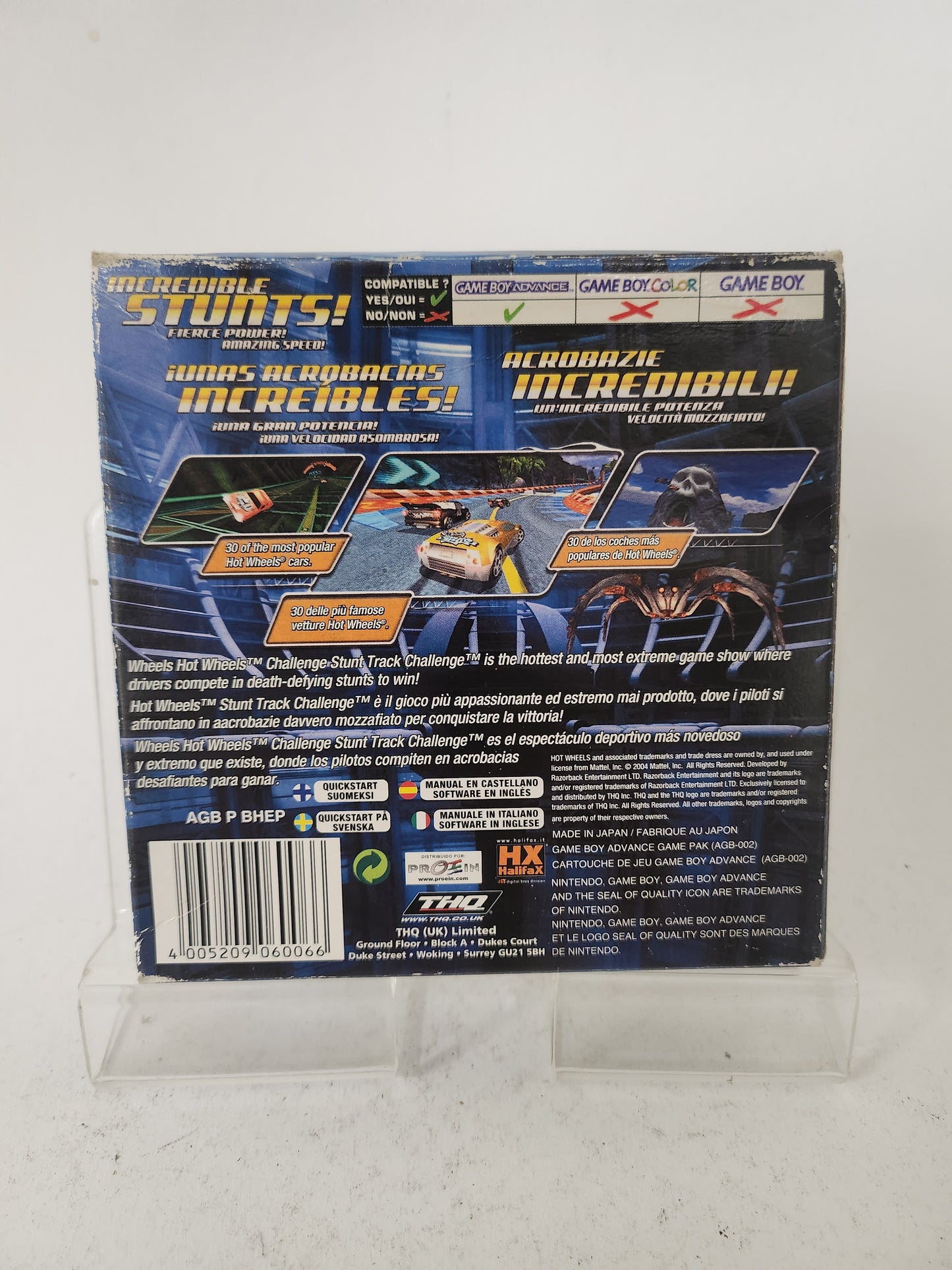 Hot Wheels Stunt Track Challenge Boxed Game Boy Advance