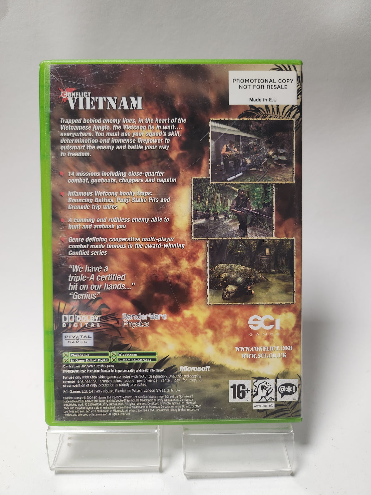 Conflict Vietman Promo Disc Xbox Original