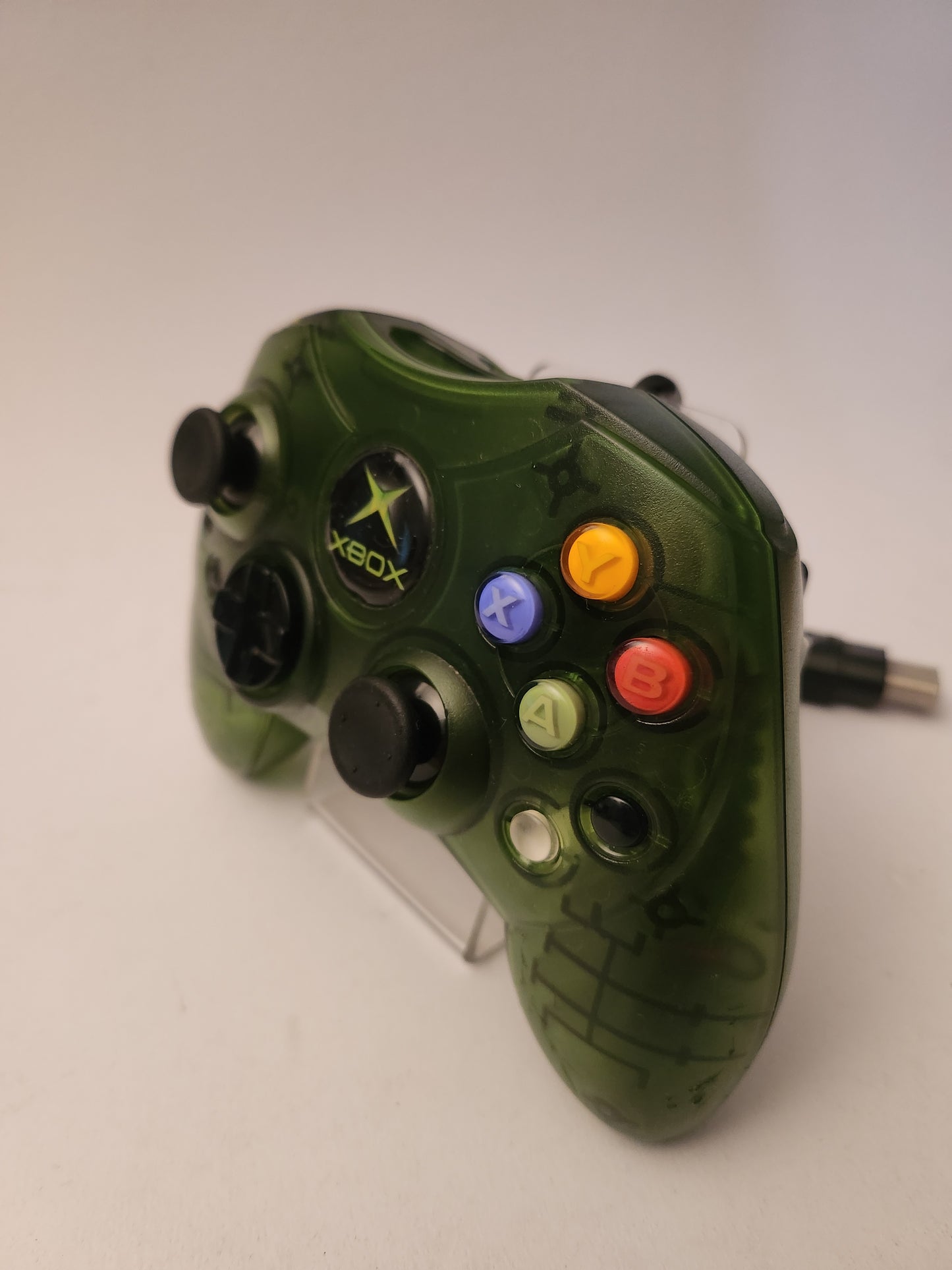 Crystal Green Controller Xbox Original