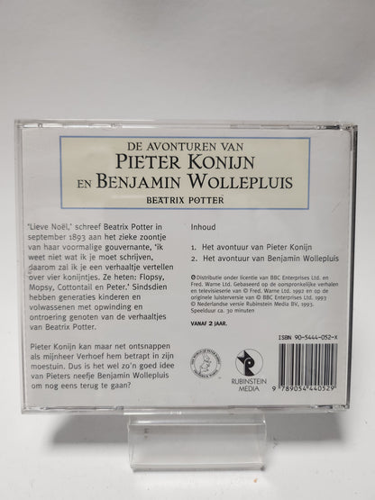 Beatrix Potter: de Avonturen van Pieter Konijn en Benjamin Wollepluis CD