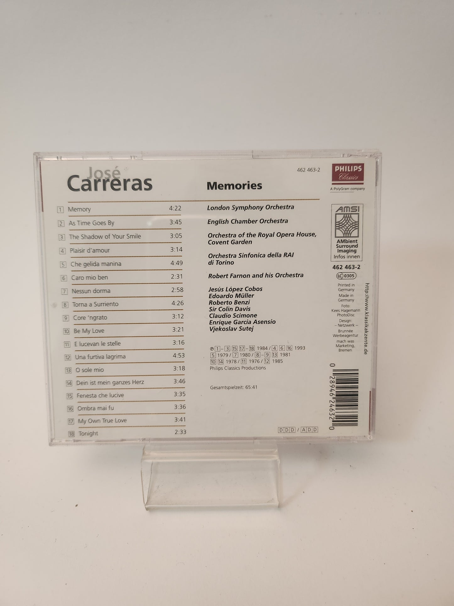José Carreras: Memories CD