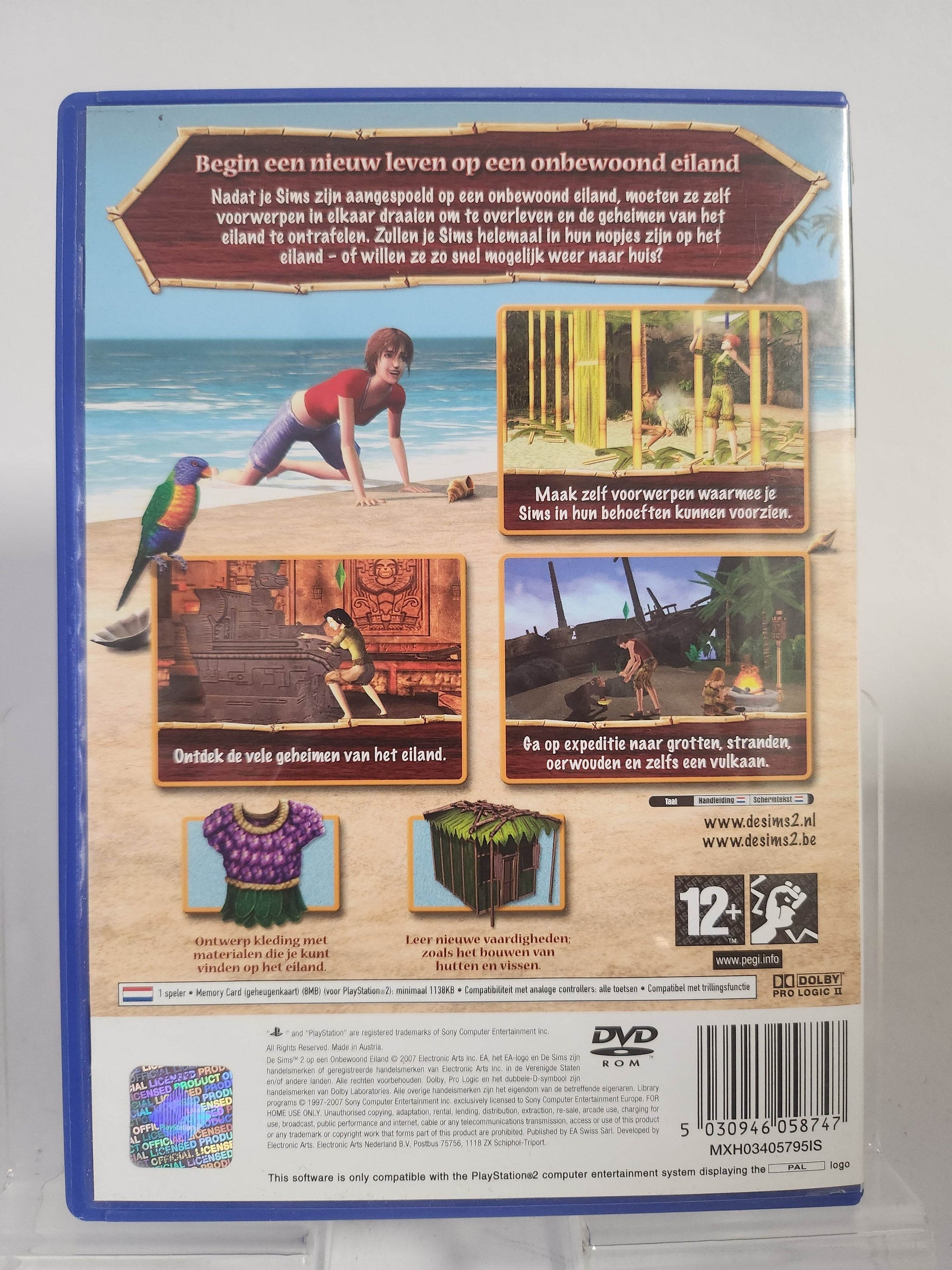 Sims 2 op een Onbewoond Eiland Playstation 2 - Feniks Gameshop