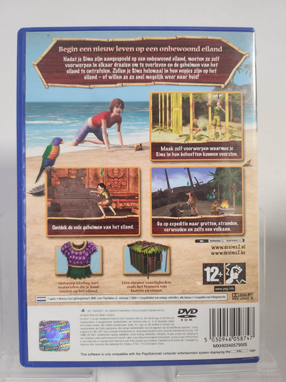 Sims 2 op een Onbewoond Eiland Playstation 2 - Feniks Gameshop