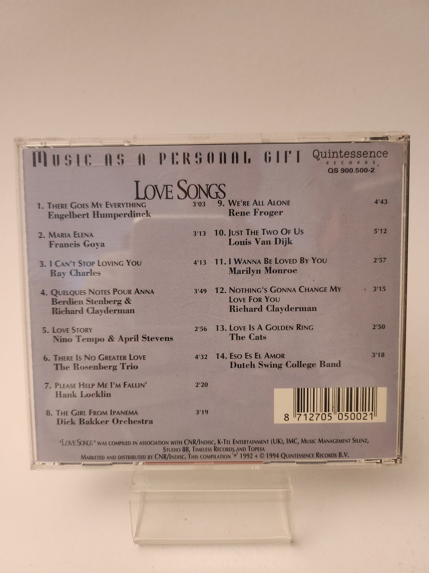 Love Songs CD