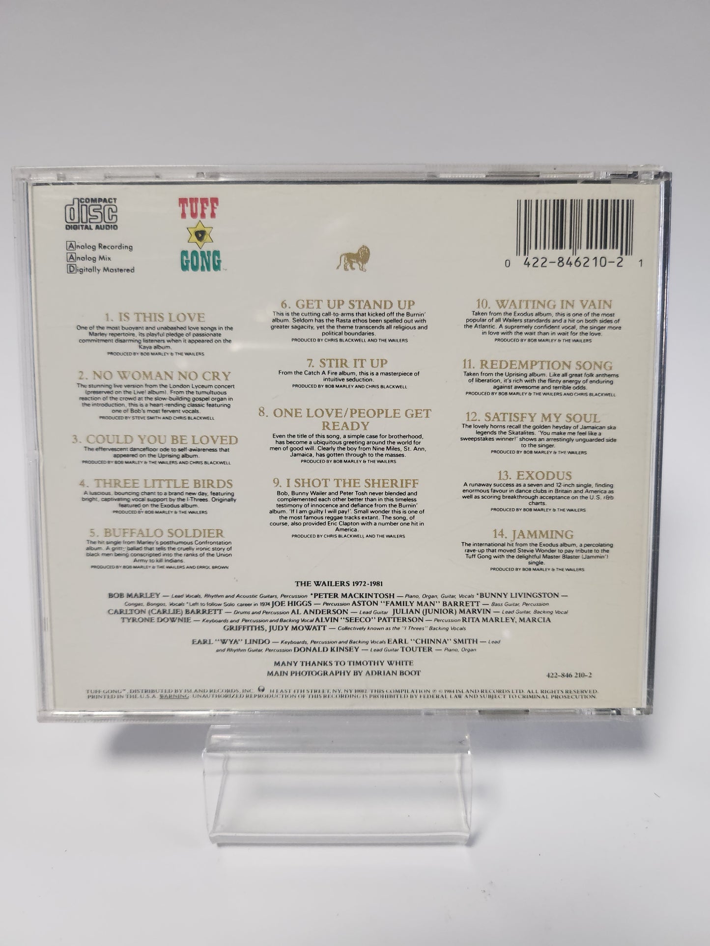Bob Marley & the Wailers: Legend CD