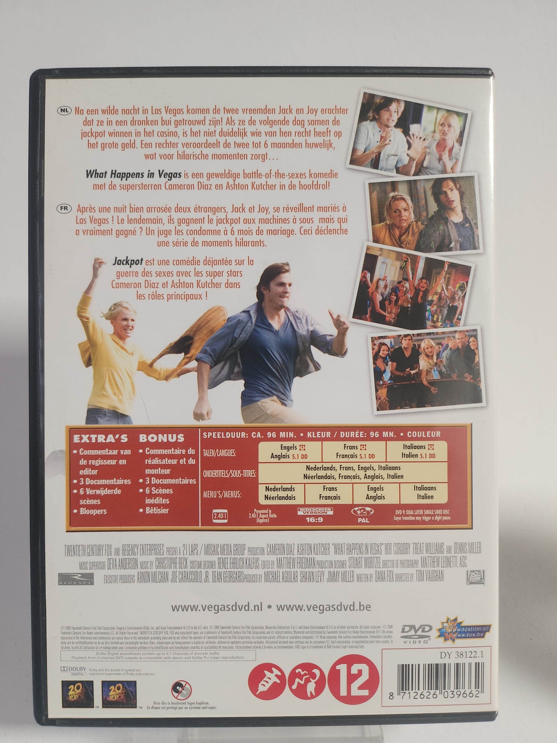 What Happens in Vegas Jackpot DVD - Feniks Gameshop