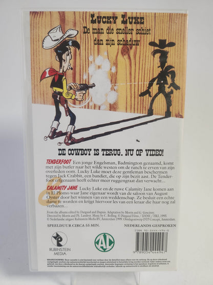 Lucky Luke: Tenderfoot & Calamity Jane geseald VHS Kids - Feniks Gameshop