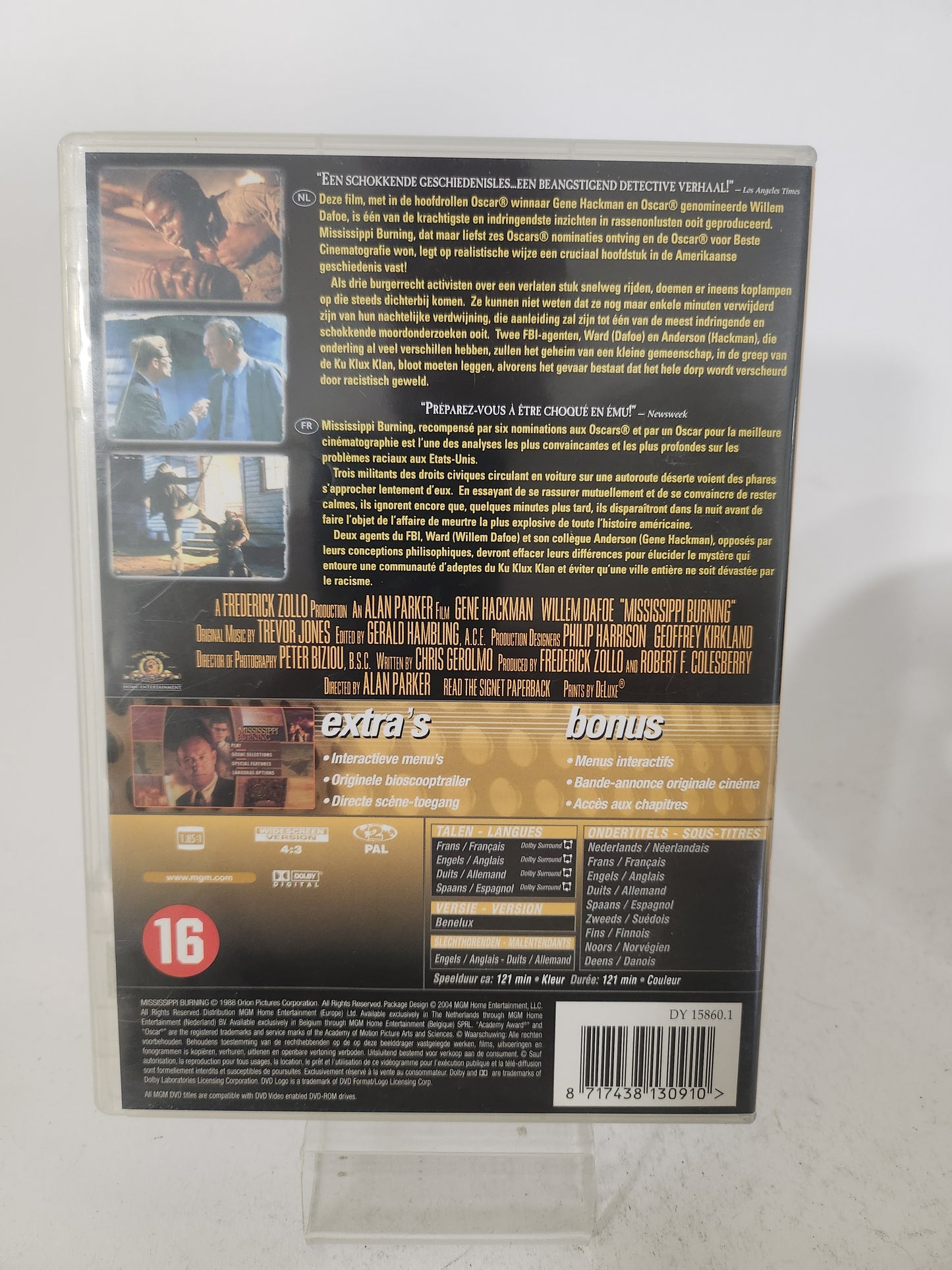 Mississippi Burning Dvd