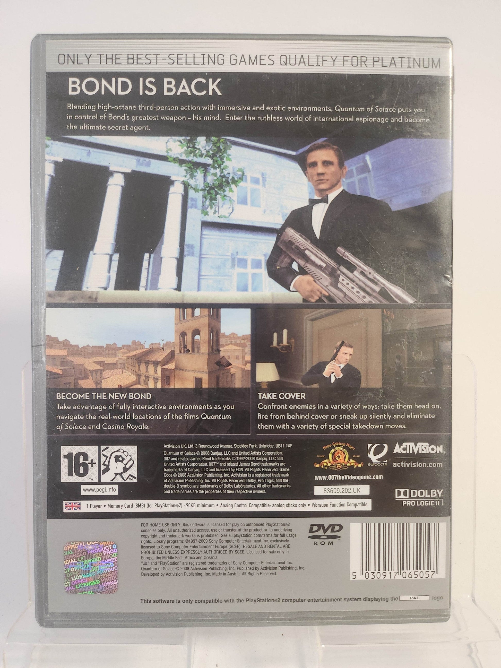 007 Quantum of Solace Platinum Playstation 2 - Feniks Gameshop
