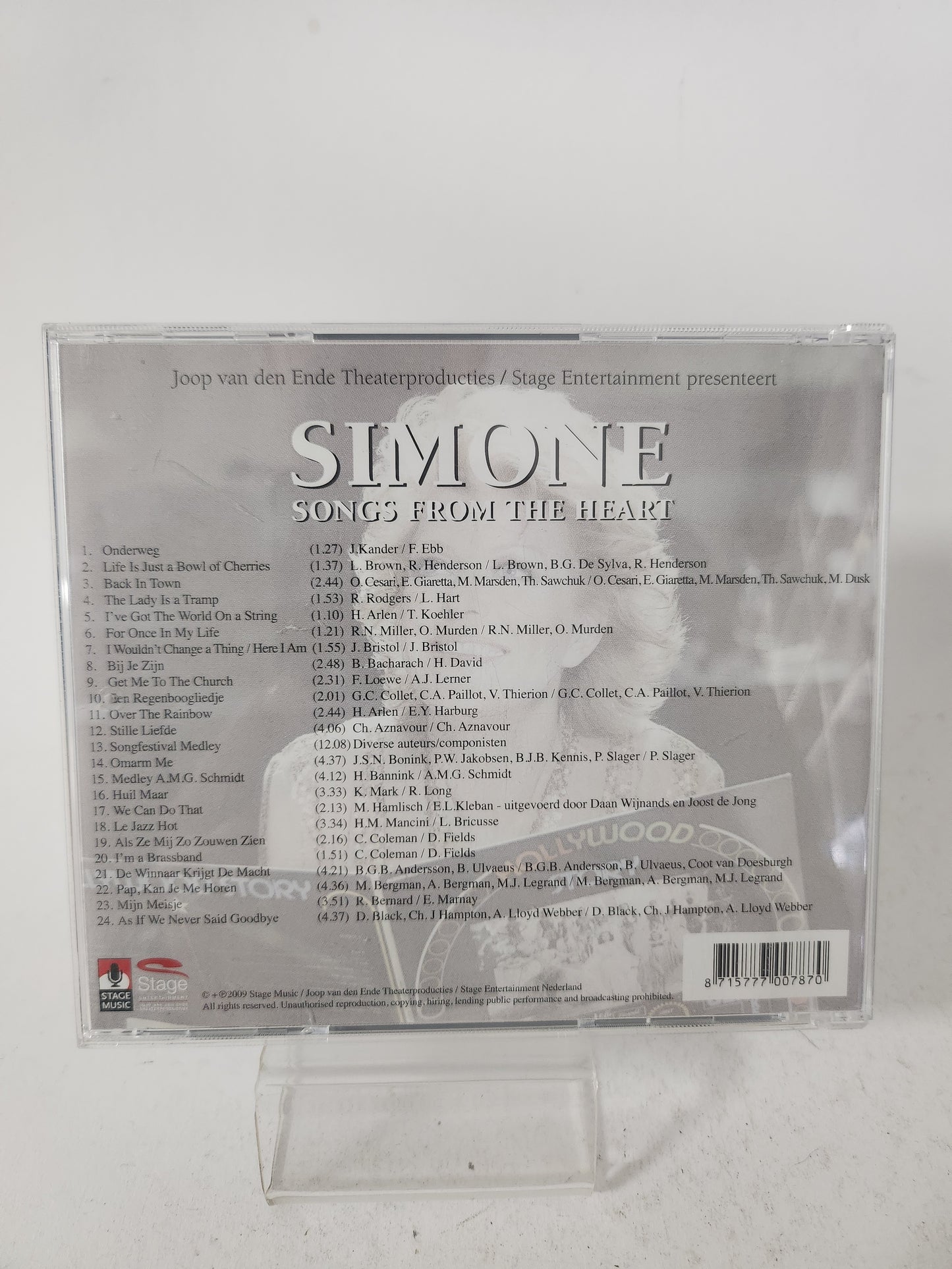 Simone: Songs from the Heart CD