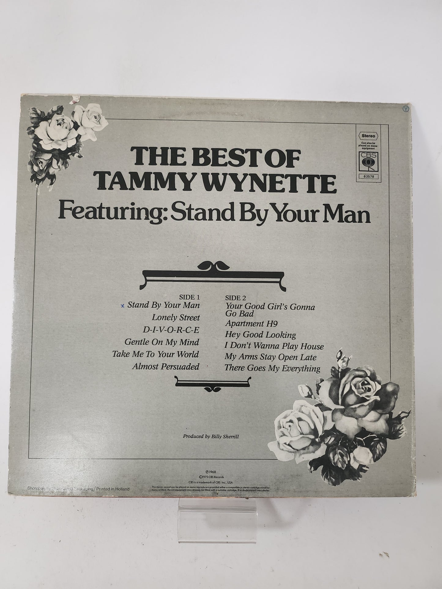 Best of Tammy Wynette LP Vinyl