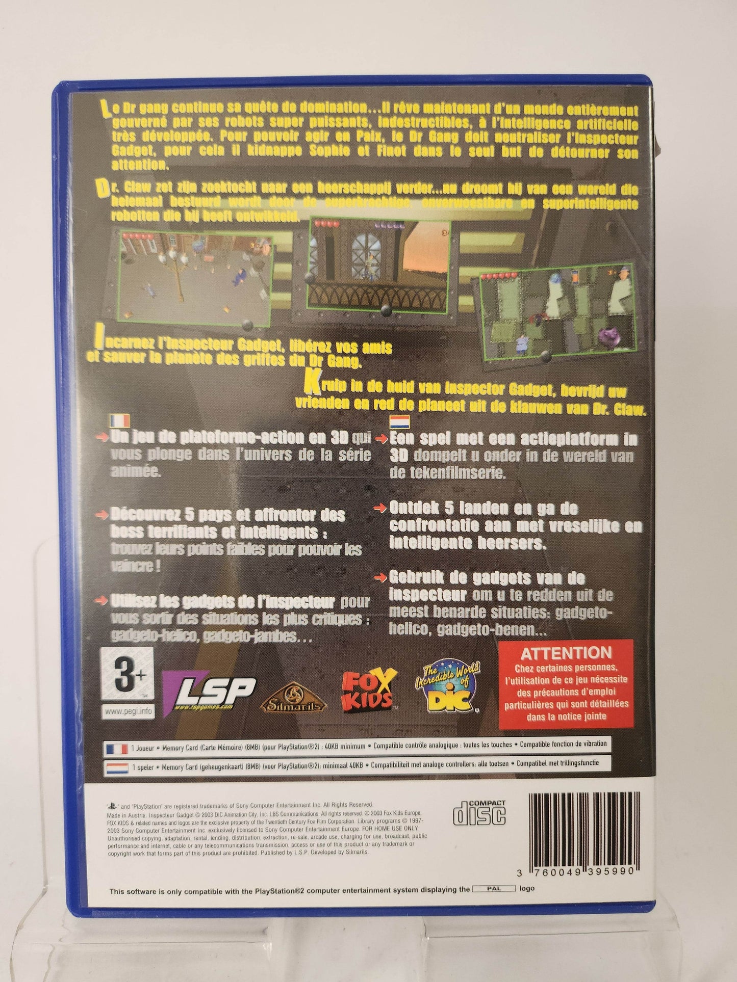 Inspector Gadget Invasie van de Gekke Robots Ps2 - Feniks Gameshop