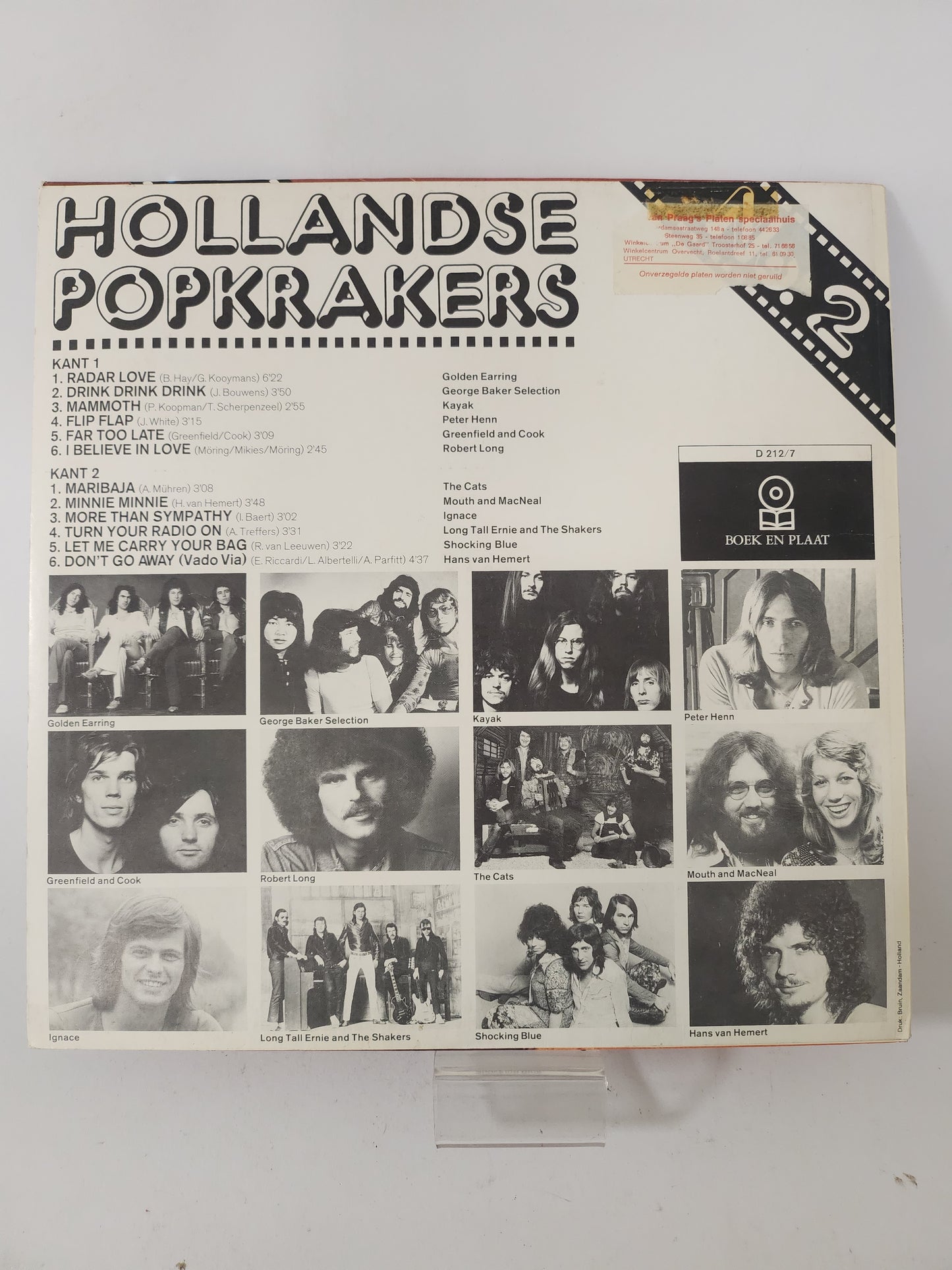 Hollandse Popkrakers No 2 LP Vinyl