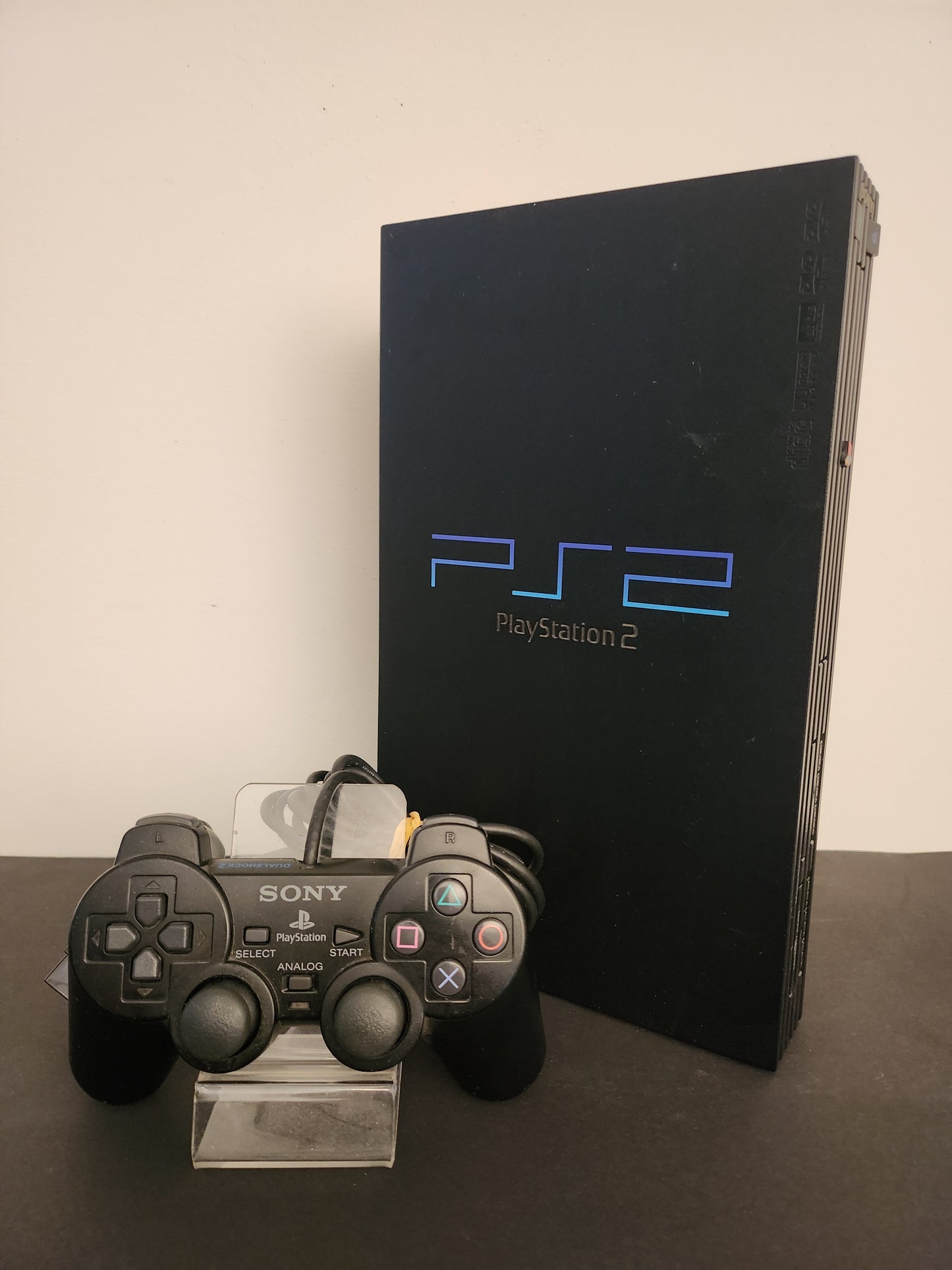 Zwarte Phat Playstation 2 (SCPH-39004) + Orginele Controller