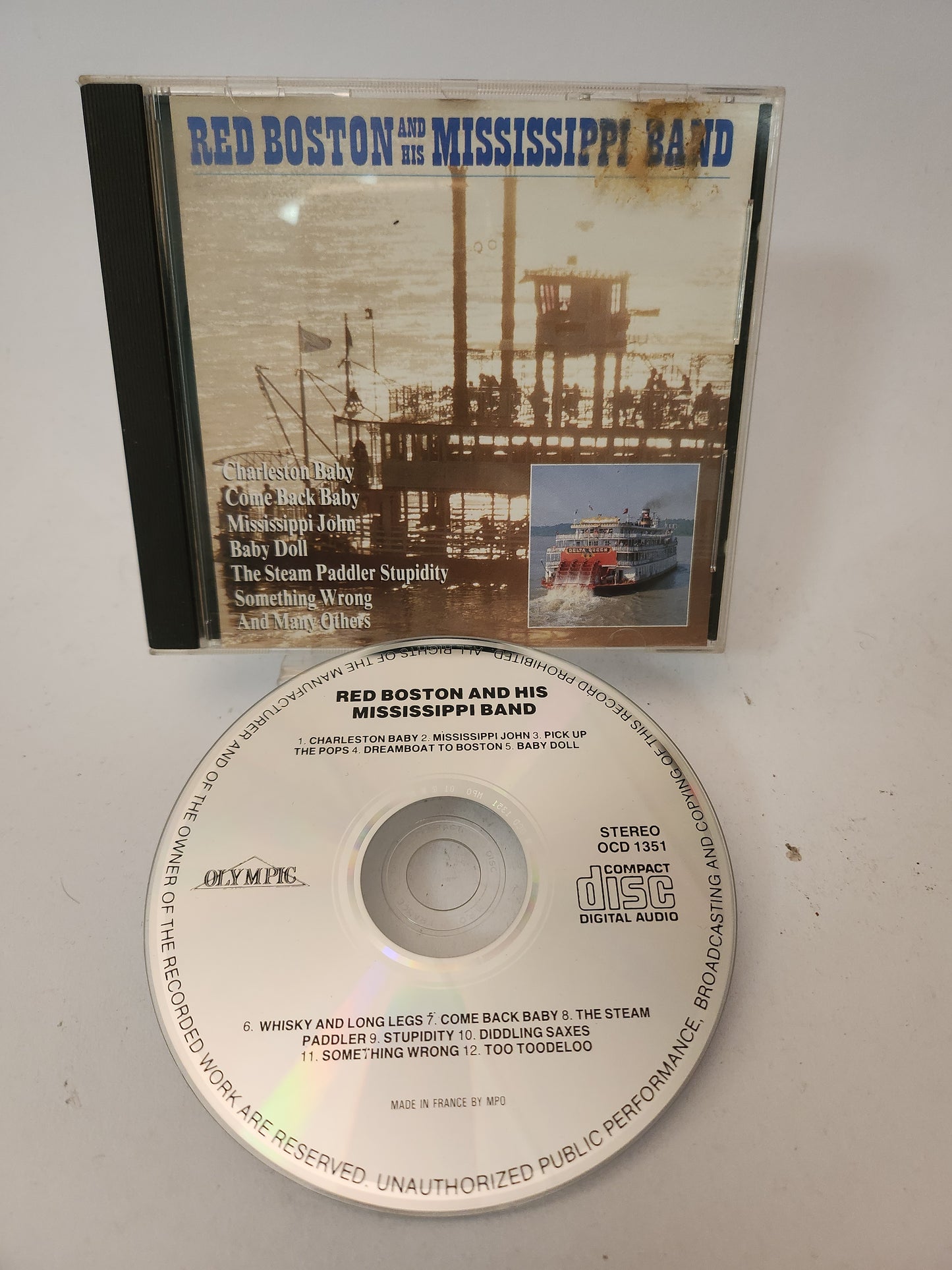 Red Boston and His Mississippi Band CD