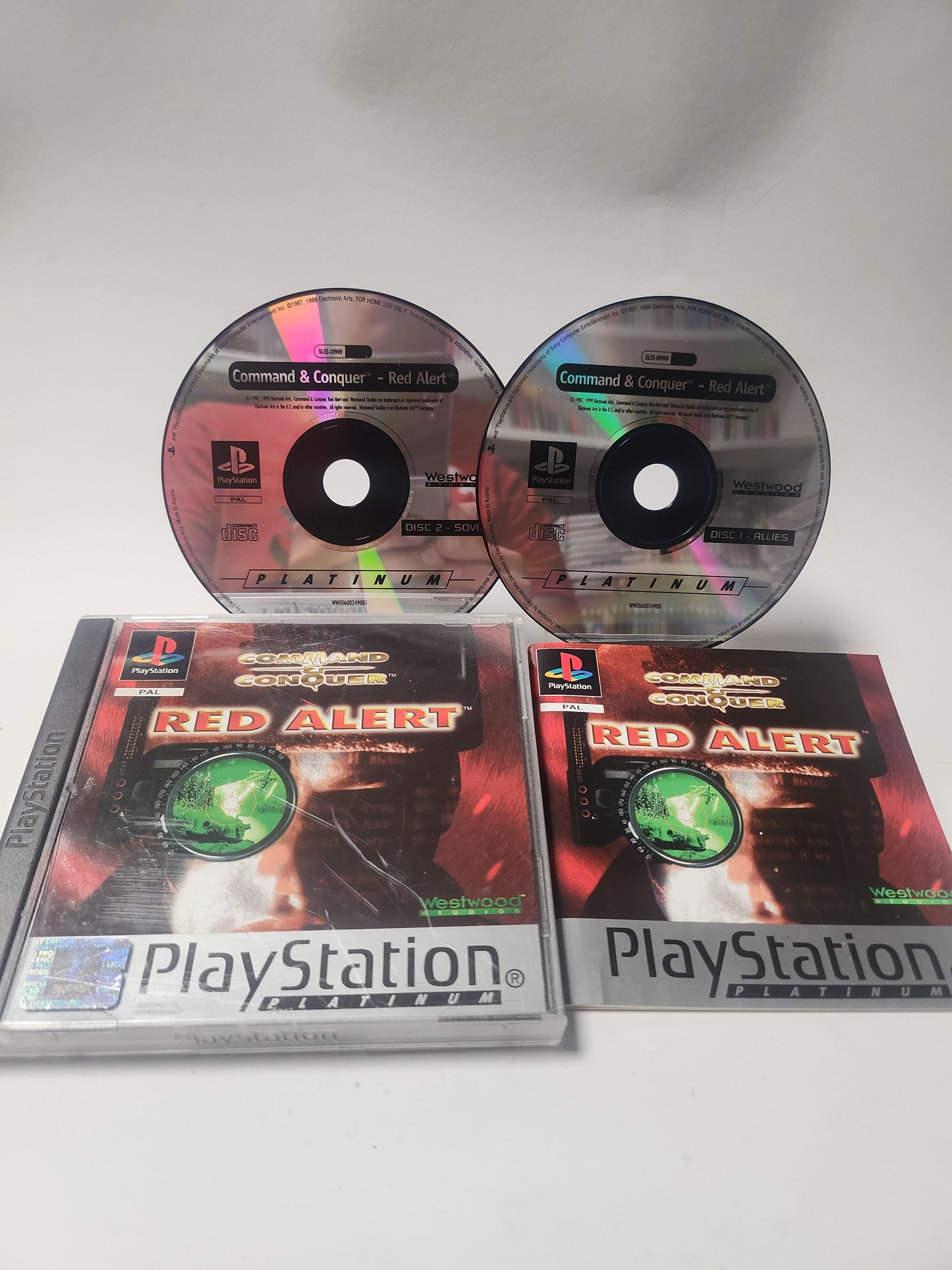 Command & Conquer Red Alert Platinum Playstation 1