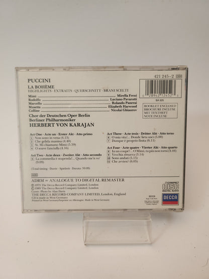 Puccini: La Boheme CD